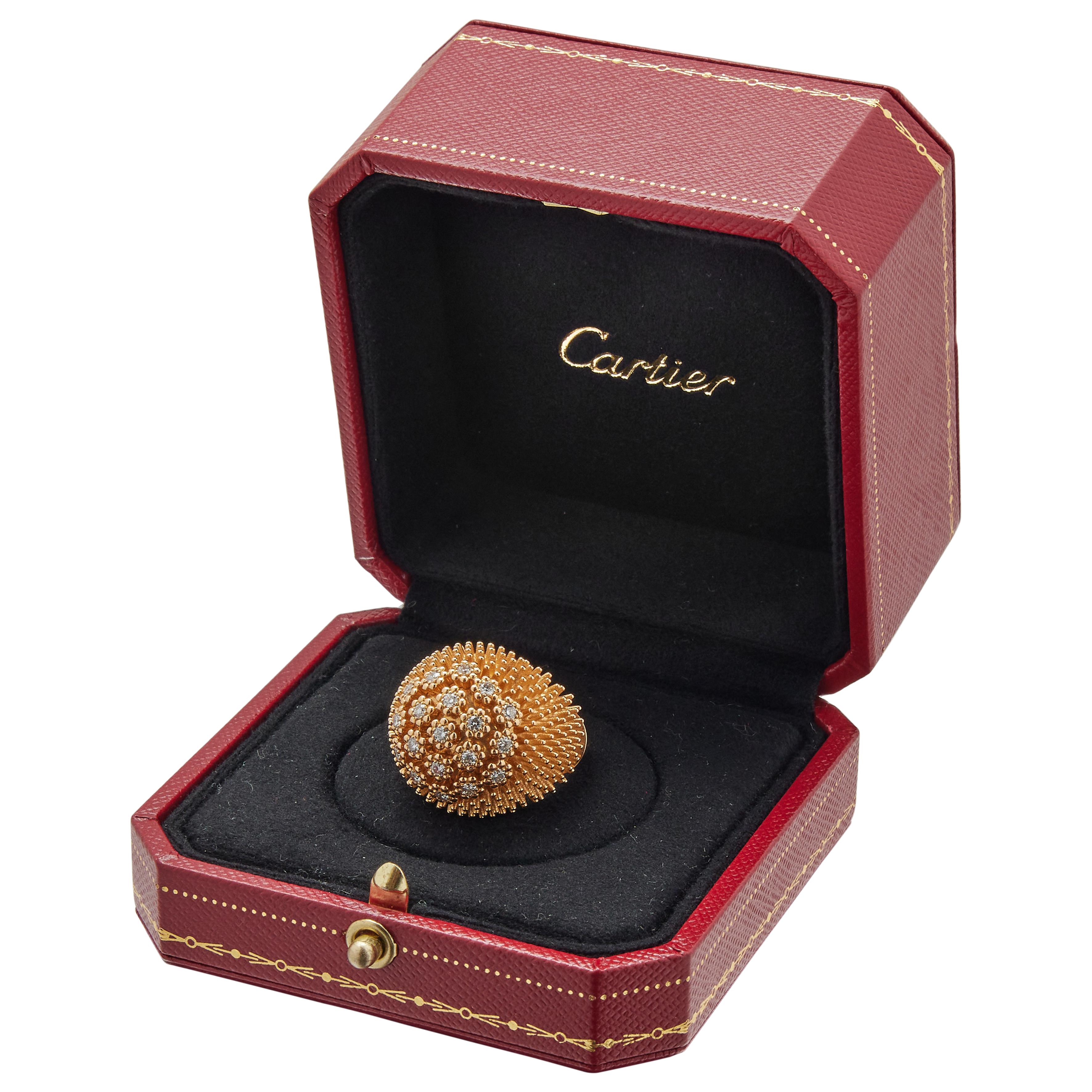 Cartier Rose Gold And Diamond Cactus De Cartier Ring Available For  Immediate Sale At Sotheby's