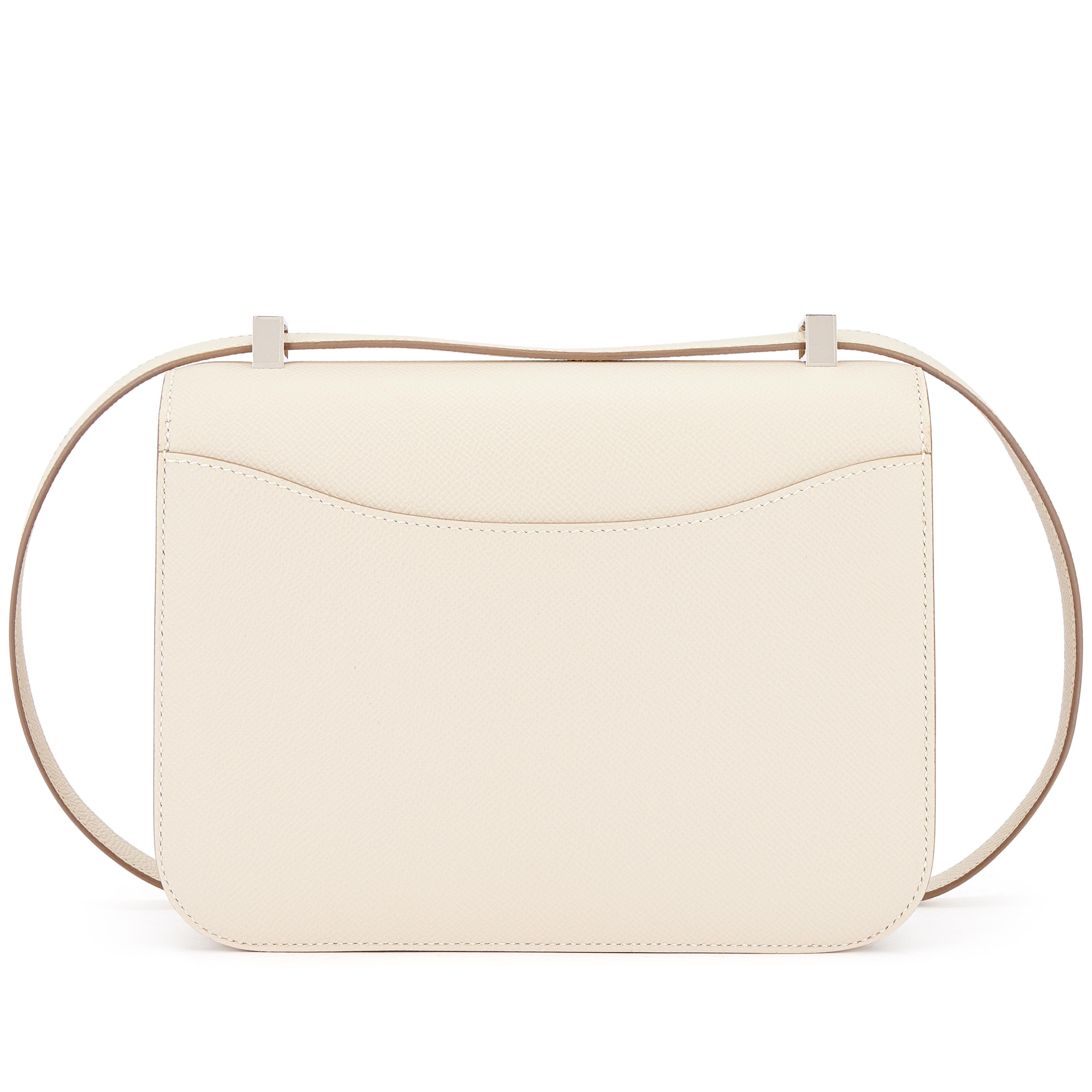 正規品●HERMES●ホワイト●ミュール●37.5●24㎝程度●新旧保存袋×2 Hermès Nata Epsom Constance 24 Palladium Hardware, 2025 Available