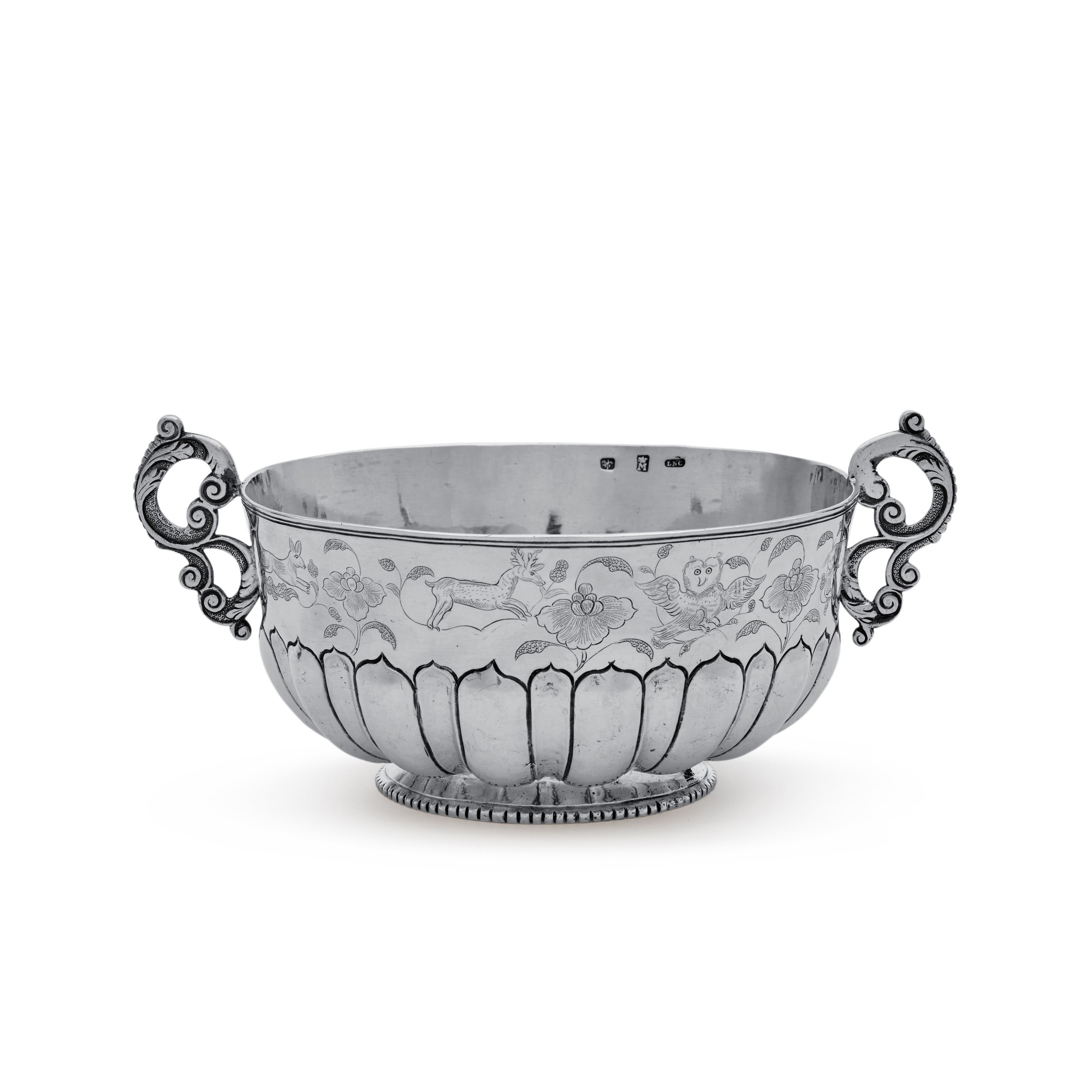 A Spanish Colonial Silver TwoHandled Bowl, Probably Guatemala, Late