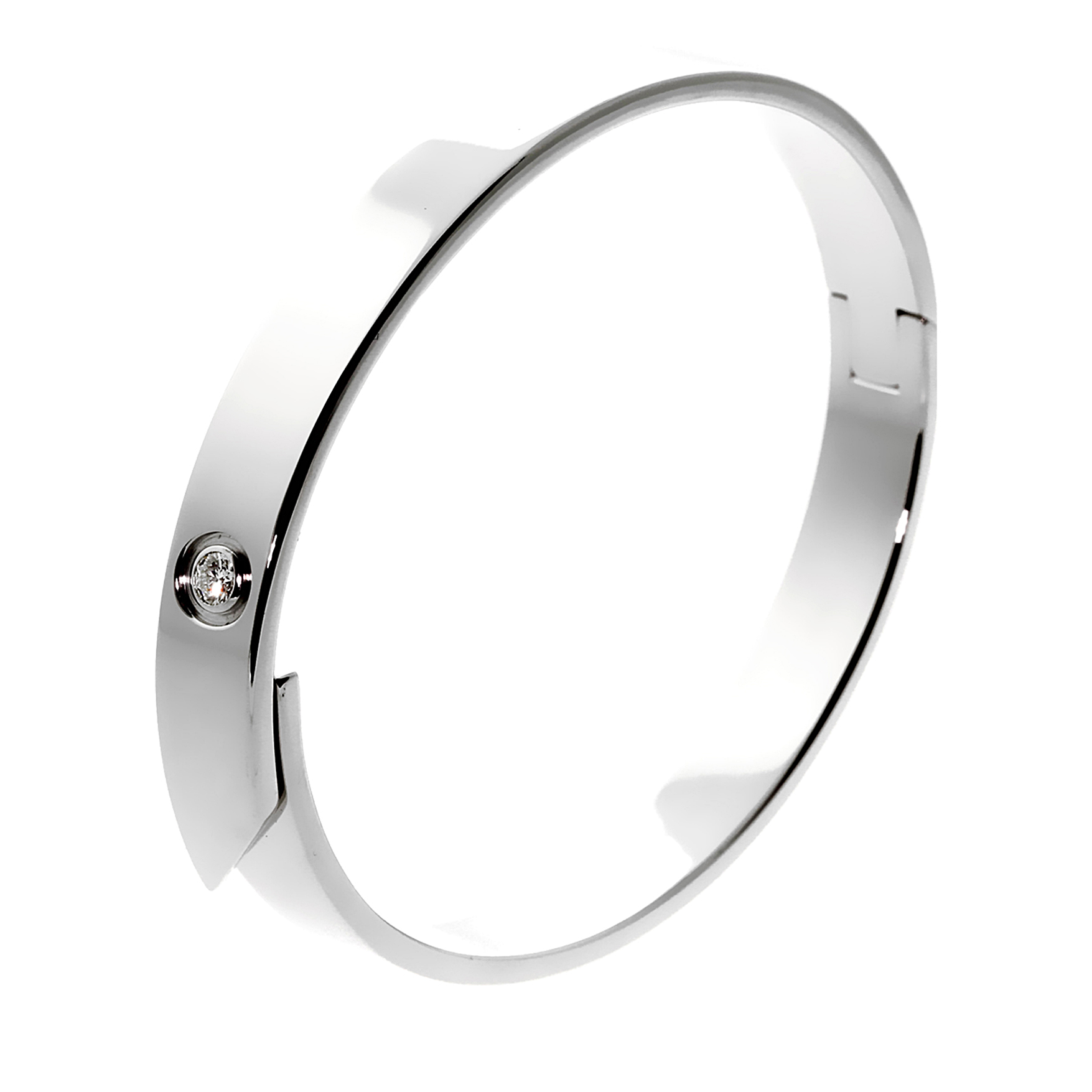 Cartier Vintage White Gold And Diamond Anniversary Bracelet Available For Immediate Sale At Sotheby s