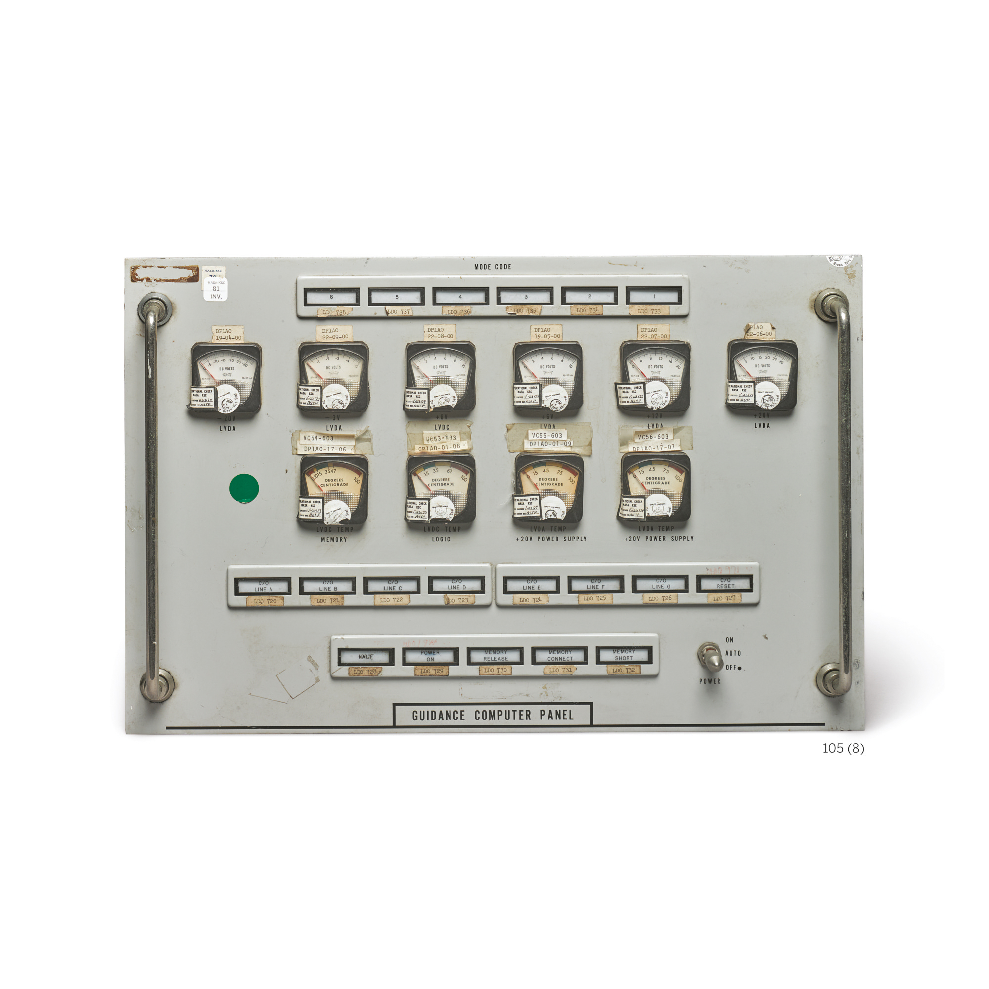 [APOLLO PROGRAM]. SATURN V & SATURN IB/ APOLLO FIRING ROOM CONTROL ...