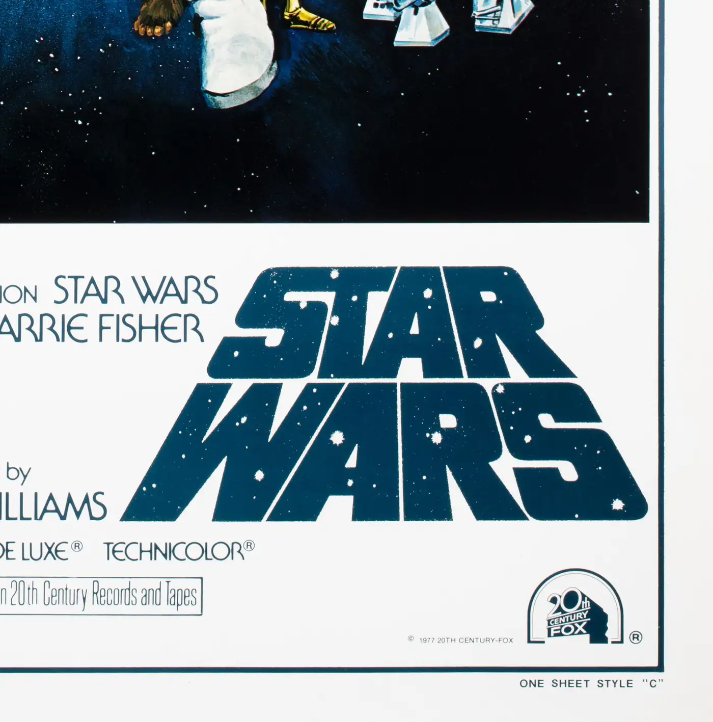 Tom William Chantrell Vintage Star Wars Movie Poster Available For 