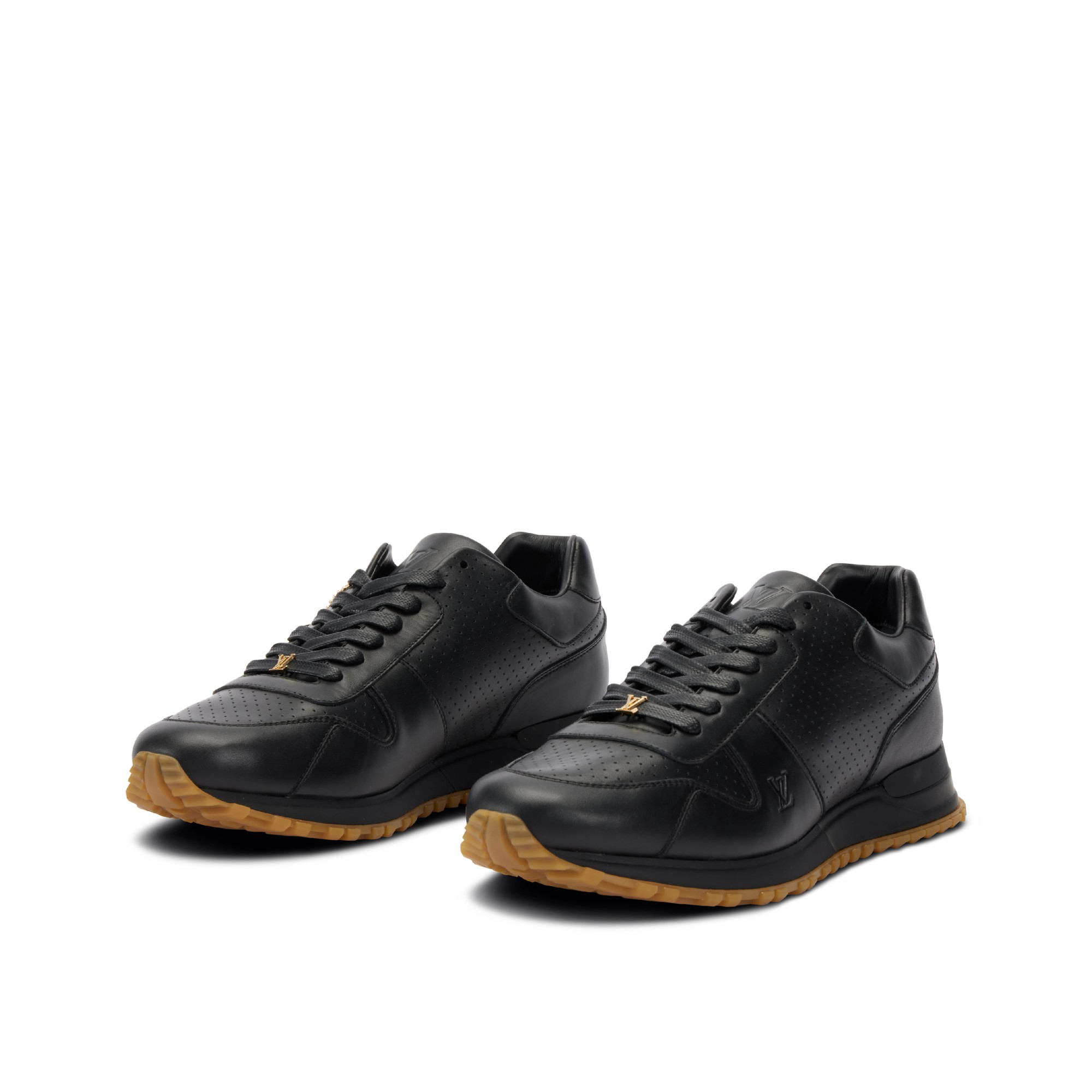 Louis Vuitton x Supreme Run Away Athletic Sneakers - Men’s Size 45 Supreme x Louis Vuitton Black Run Away Sneaker | 1A3EPE main image 4