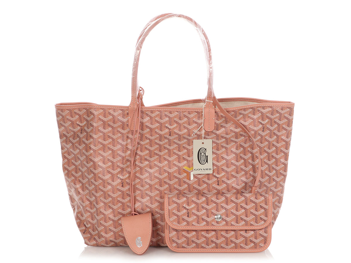 St Louis Silver Goyardine Canvas Goyard Saint Louis PM Tote