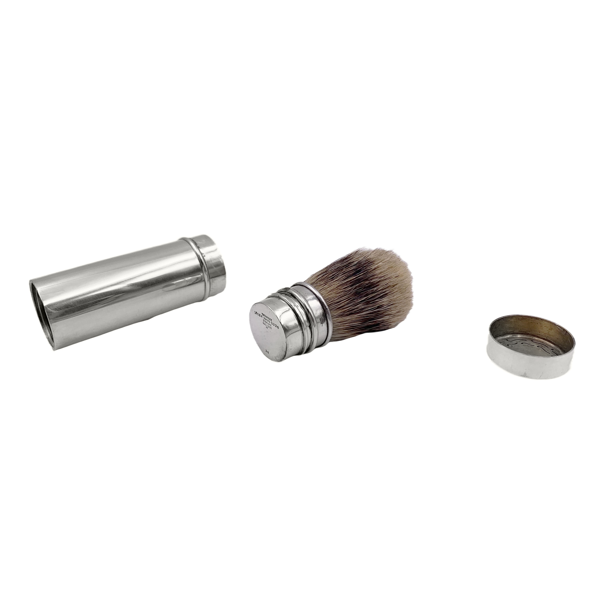 Tiffany & Co. Vintage American Silver Men's Travel Grooming Set