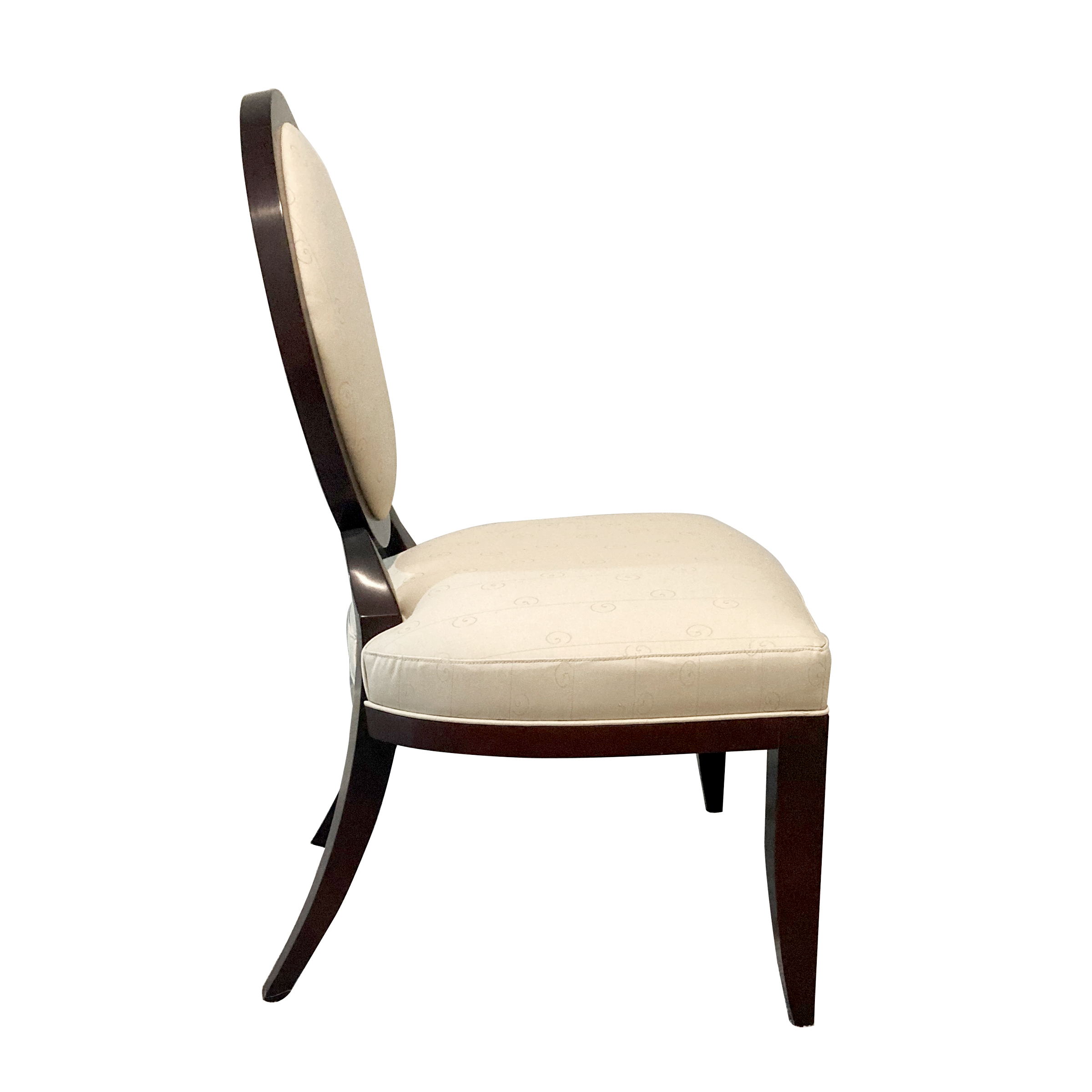 Baker, Barbara Barry Oval X-Back Side Chairs Available For