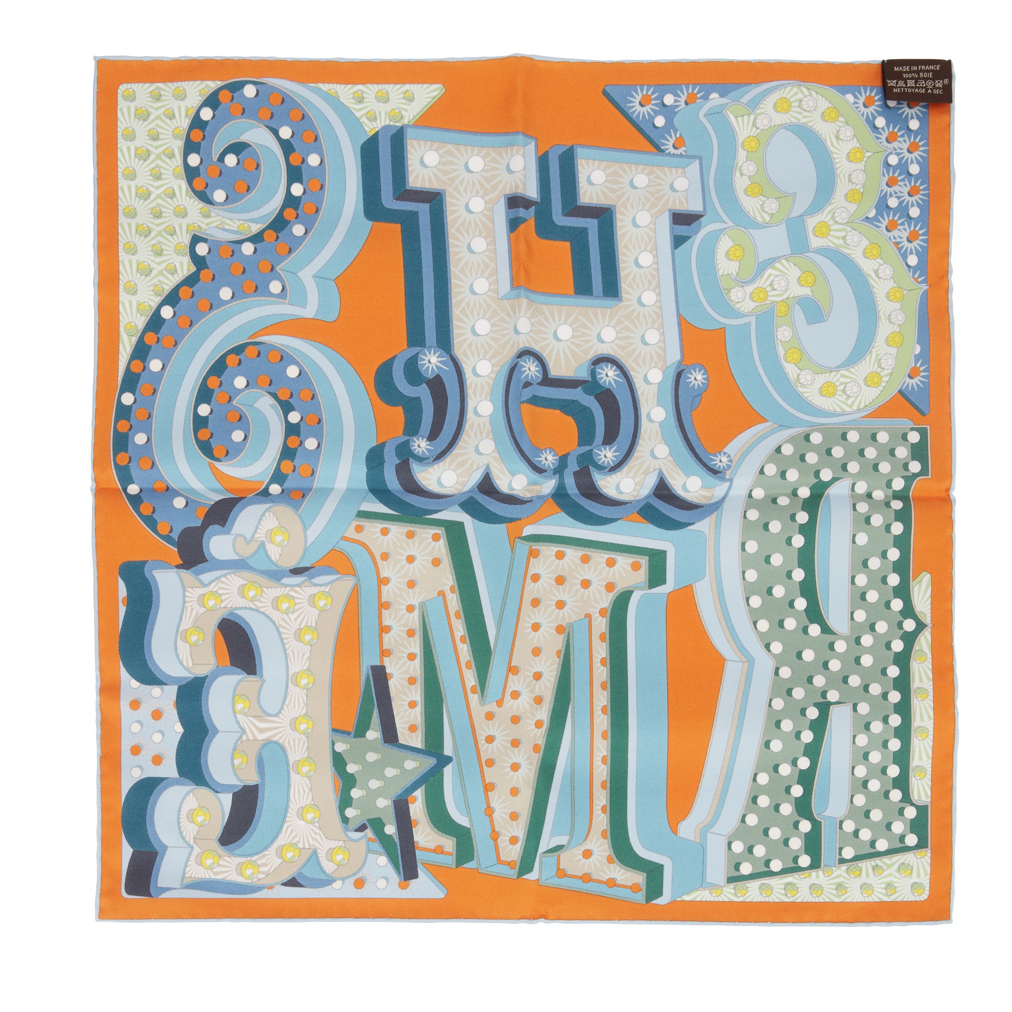 hermes electrique scarf 45