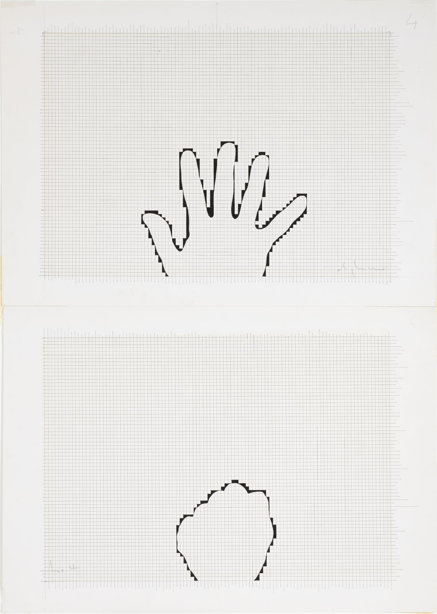 Mano aperta pugno chiuso Contemporary Discoveries 2023 Sotheby's