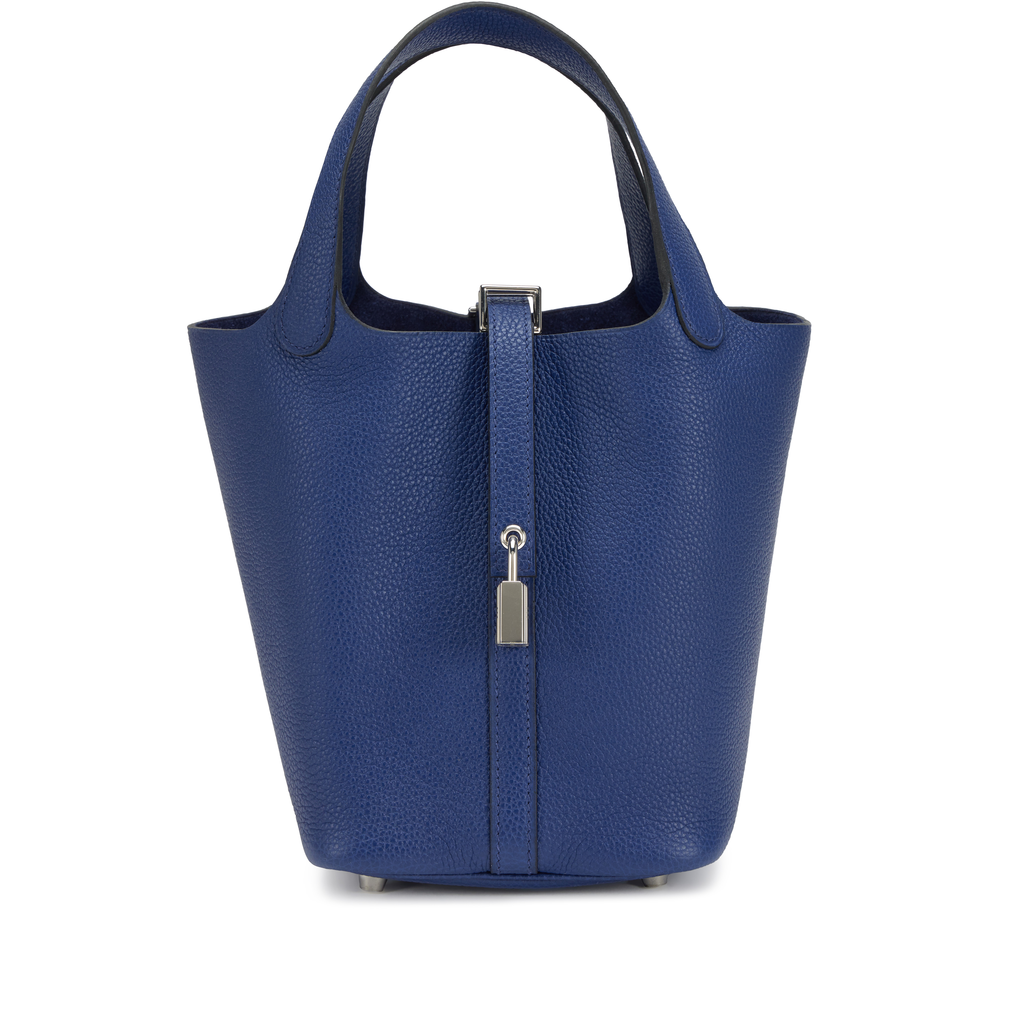 Hermès Bleu Sapphire Maurice Picotin Lock 18 Palladium Hardware