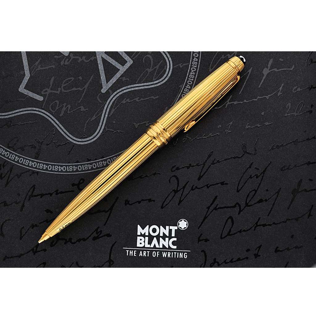 筆記具 MONTBLANC MEISTERSTIC Montblanc Meisterstück Midsize Ultra Black Edition Ballpoint
