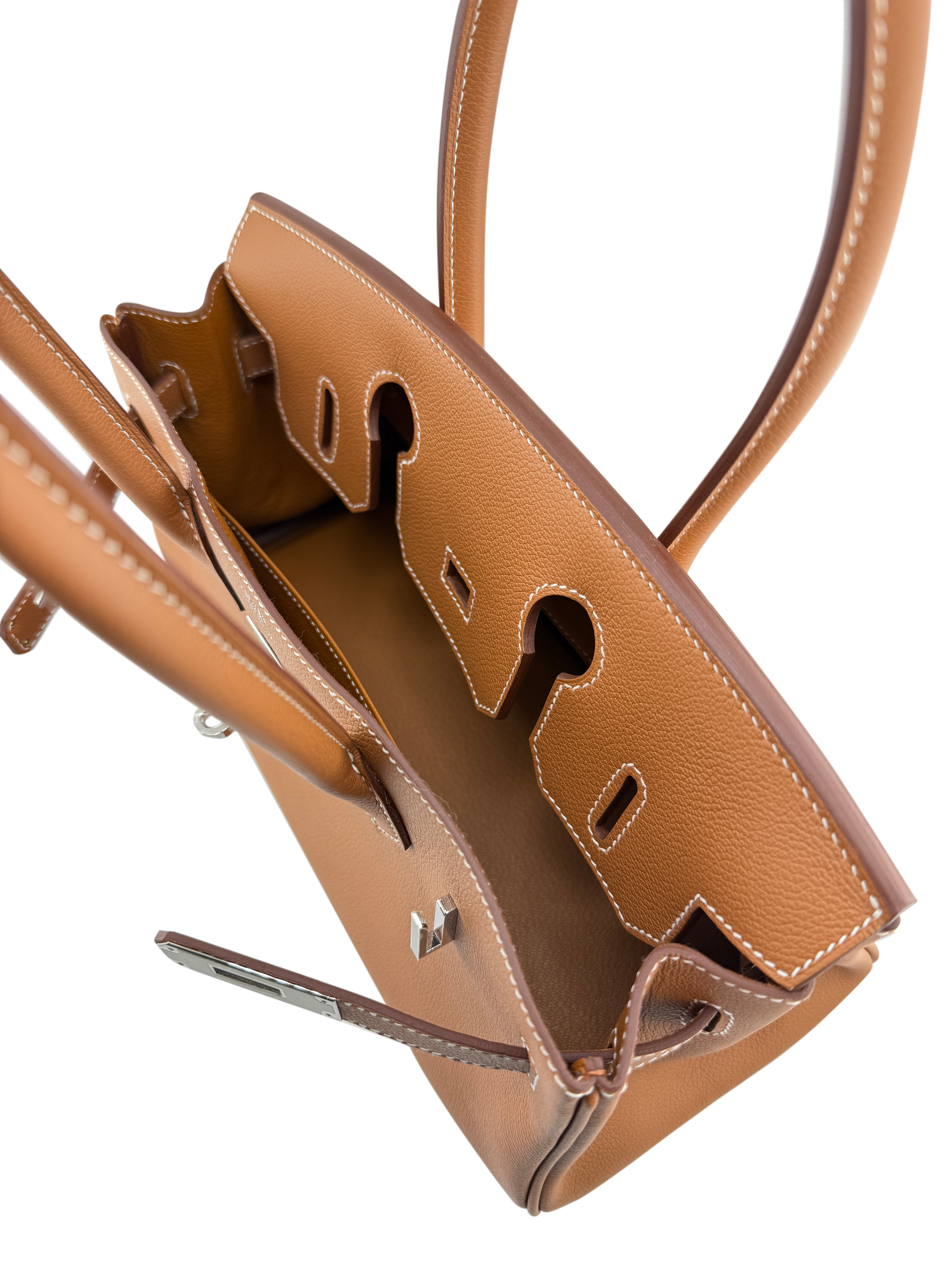 Hermès Gold Evercolor Shoulder Birkin 29 Palladium Hardware, 2025