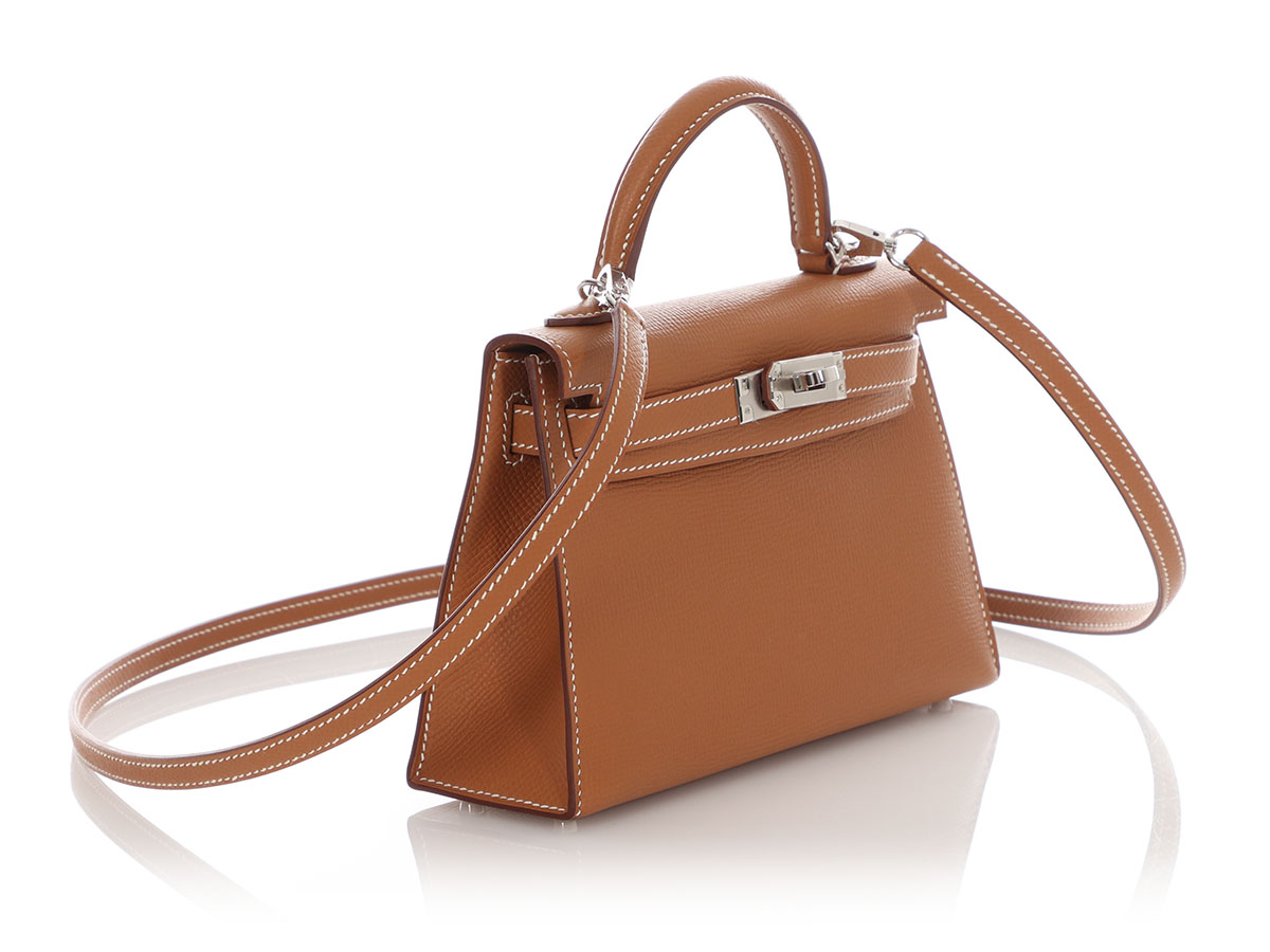Hermès Gold Epsom Mini Kelly 20 II Palladium Hardware, 2024 - Image 2