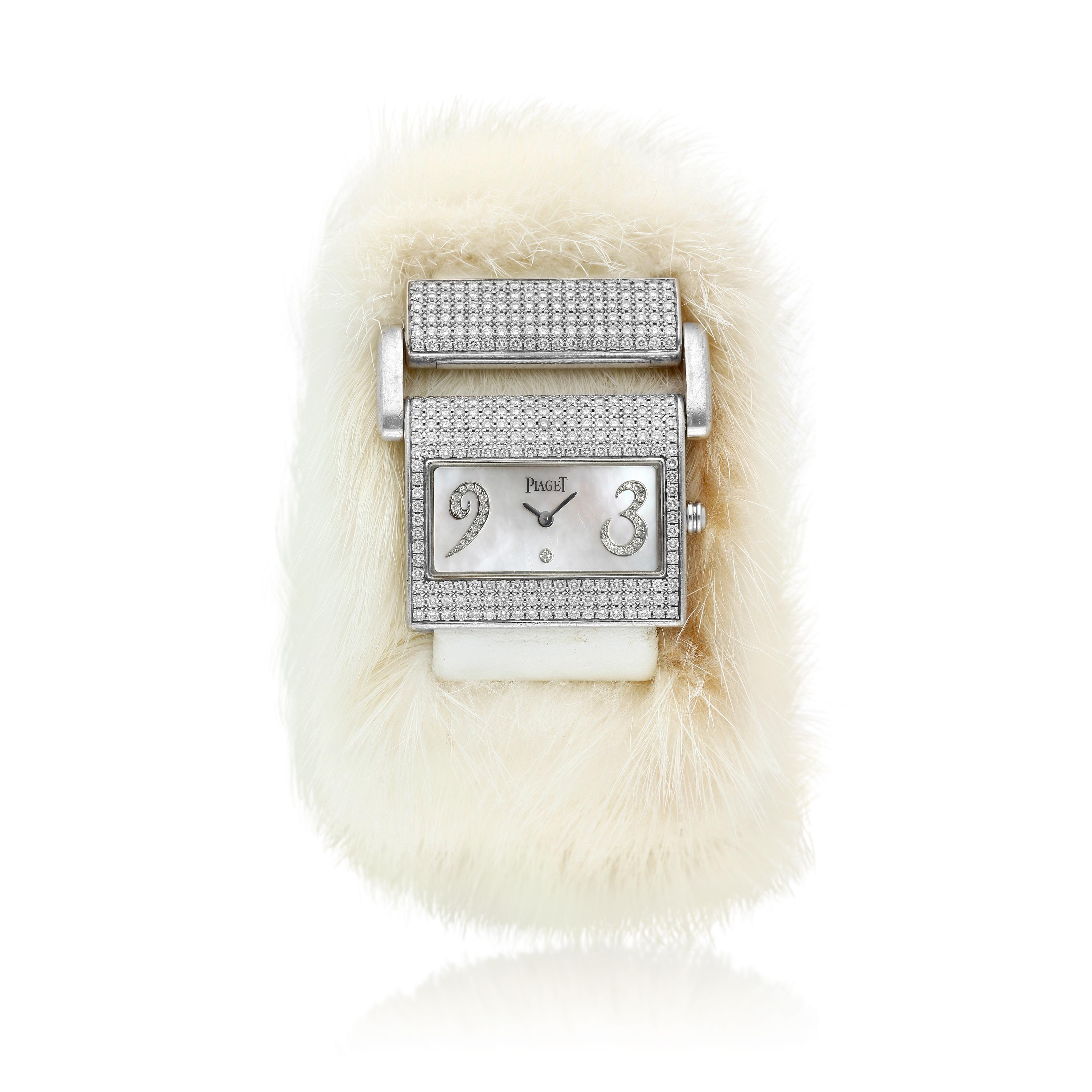 Piaget Miss Protocole (Reference G0A29020). A White Gold And