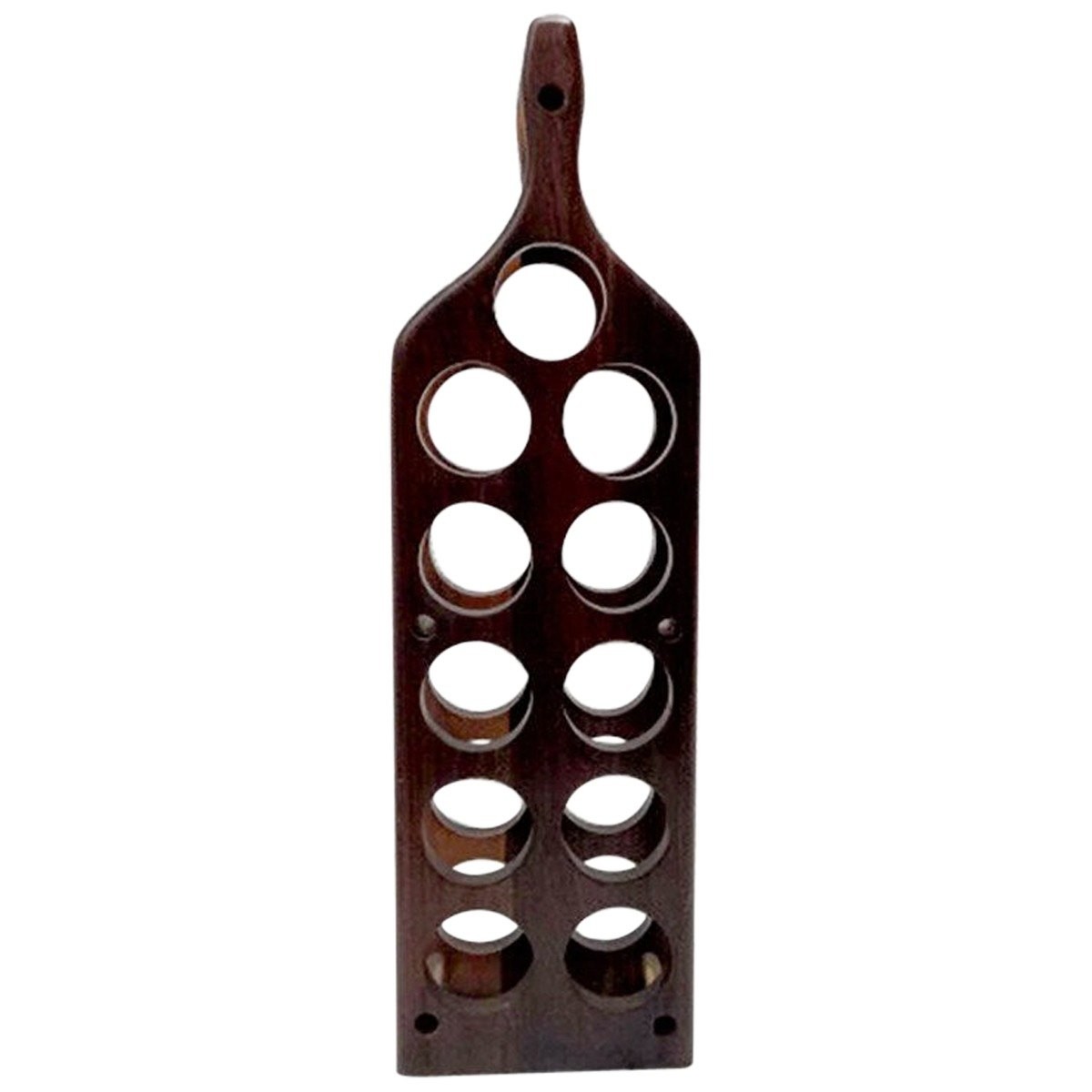 Vintage Bottle-Shaped Wine Rack Available For Immediate Sale At