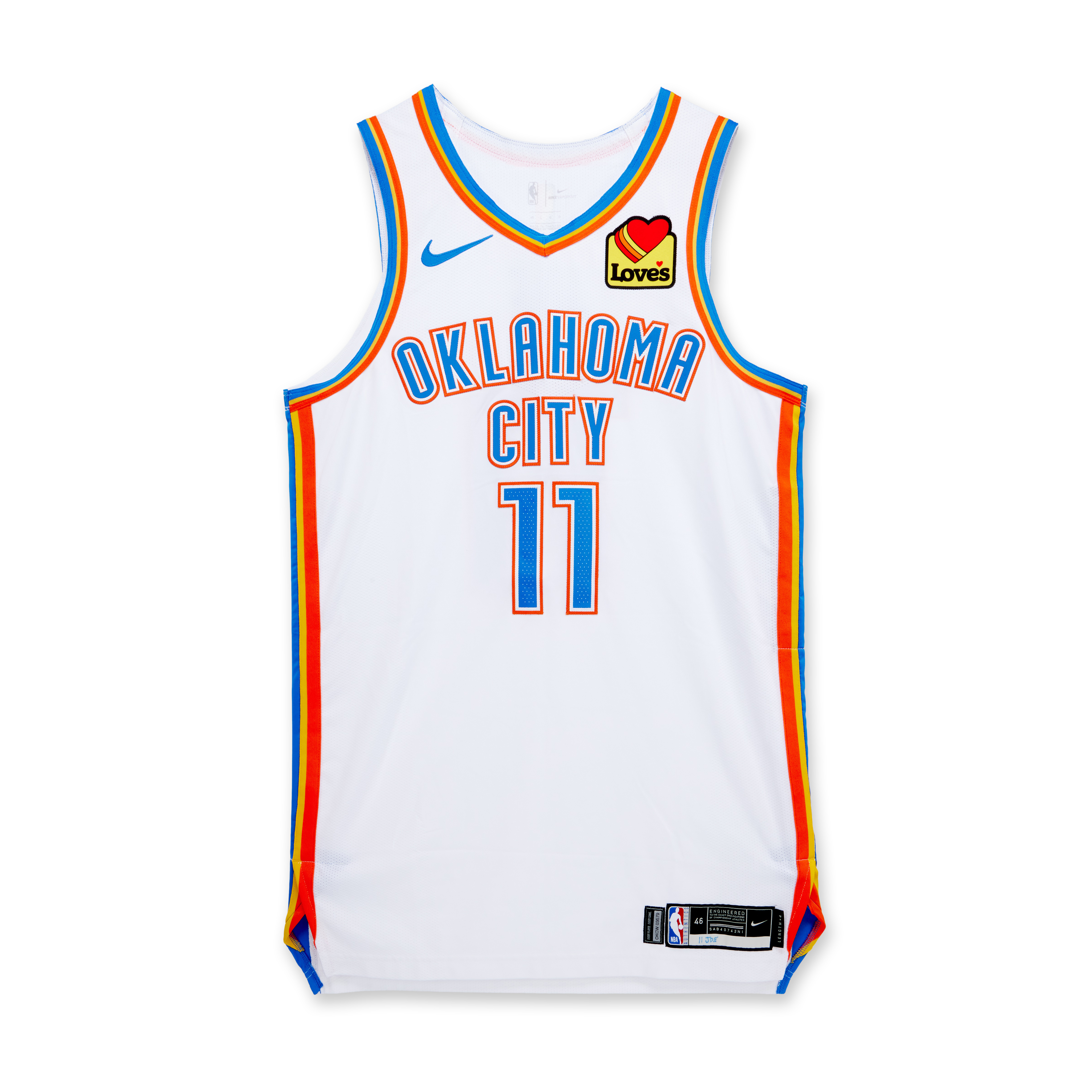 プ*読様 レア 刺繍‼️ NBAユニフォーム Oklahoma Thunders jalen-williams-oklahoma-city-