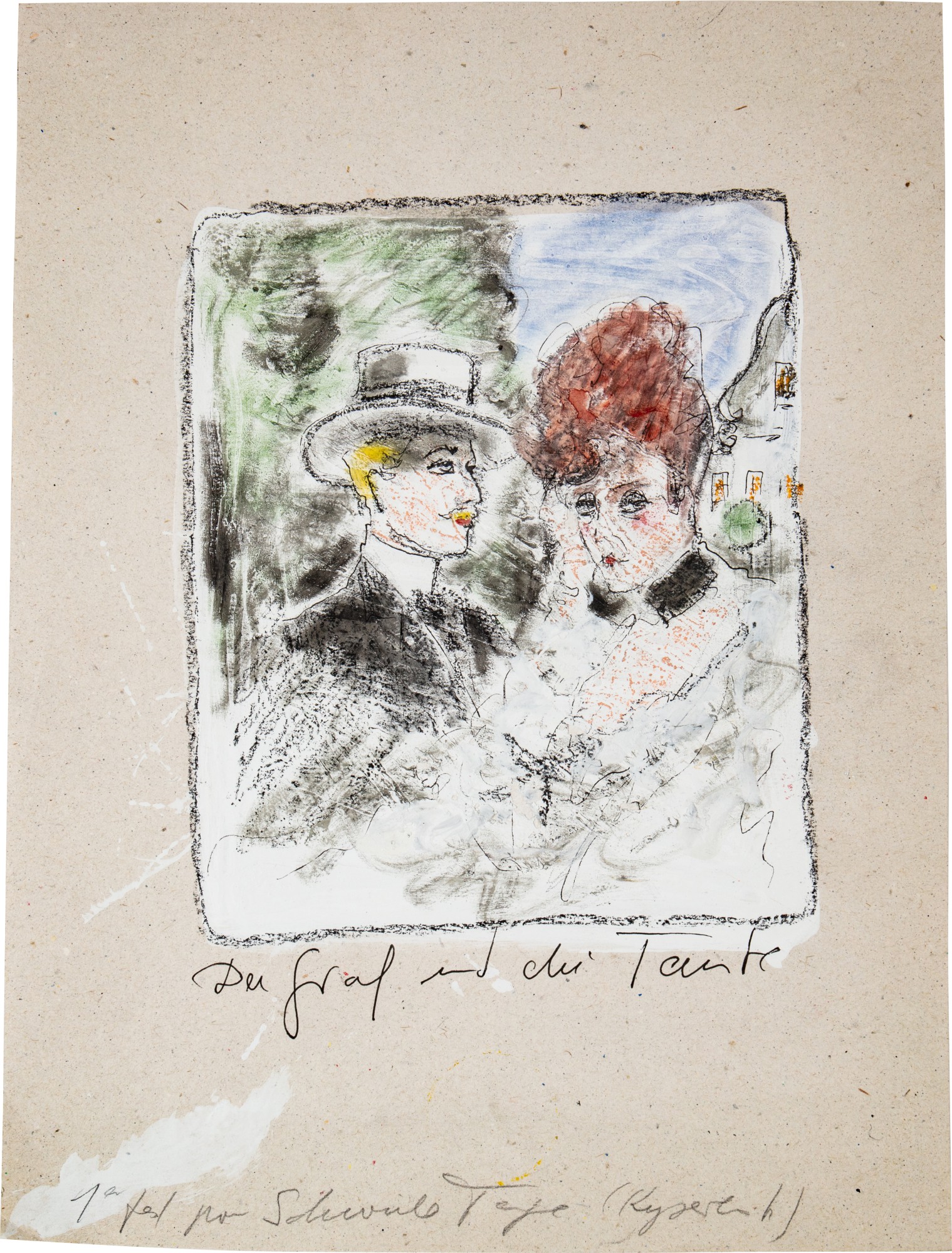 The Count and the Aunt, three portraits KARL, Karl Lagerfeld’s Estate