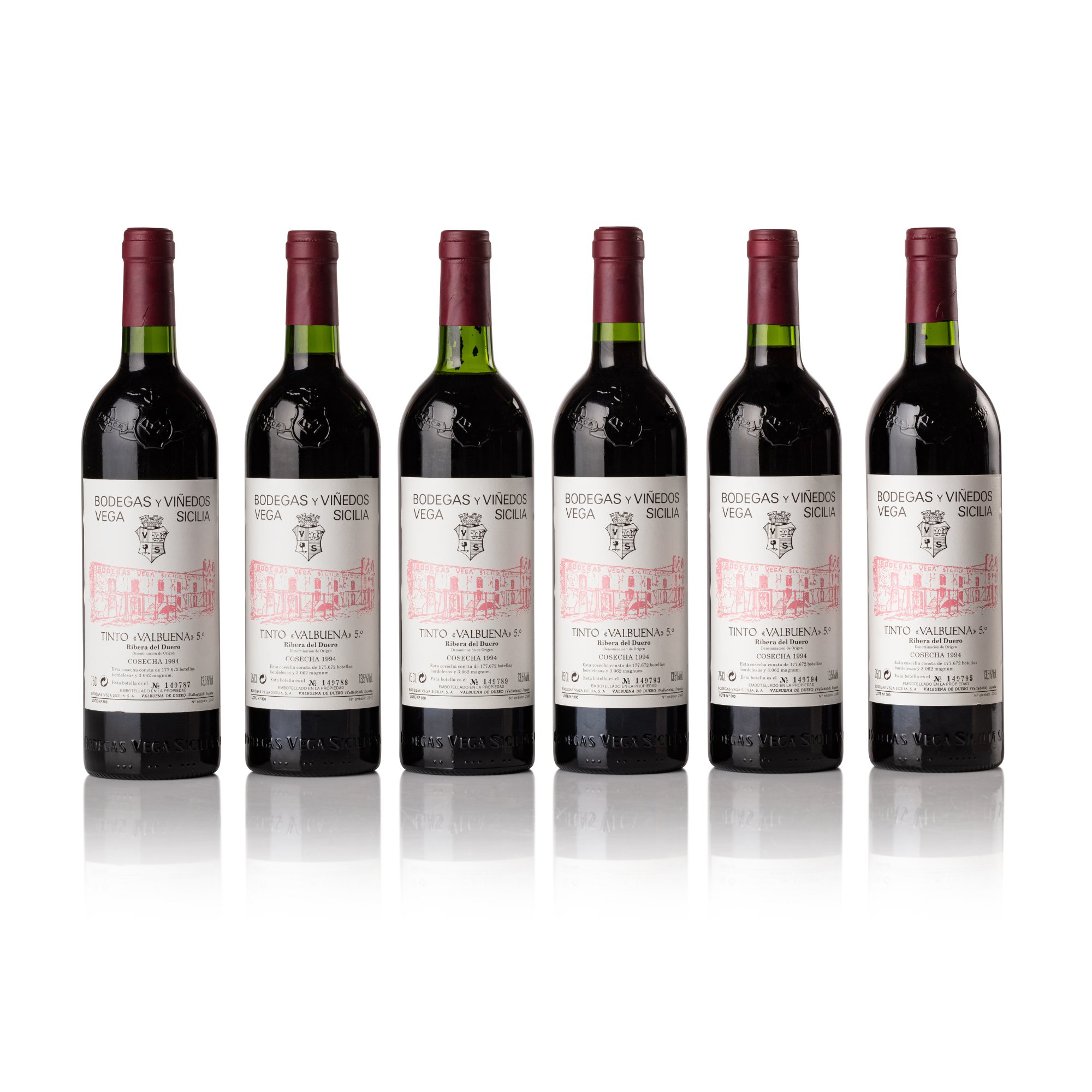 Vega Sicilia, 'Valbuena No. 5' 1994 (6 BT) Spectacular Cellars from