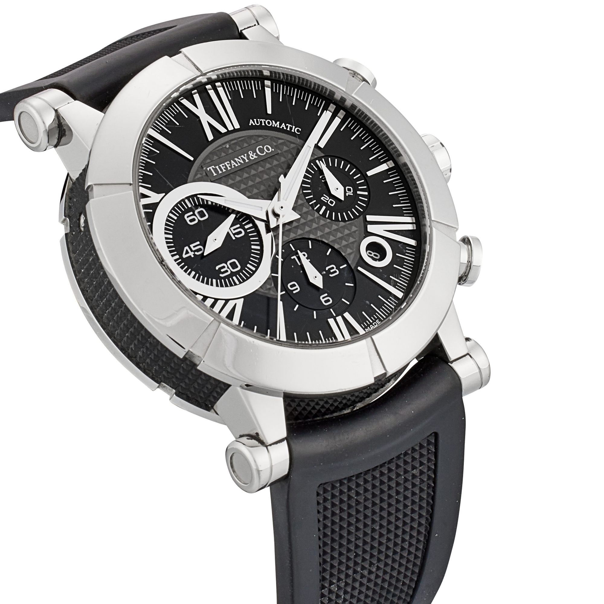TIFFANY&Co. Atlas Chronograph Date black Dial Quartz Men\'s Watch_942271 Tiffany & Co. Atlas Reference Z1000.82.12A10A91A, A  main image 2