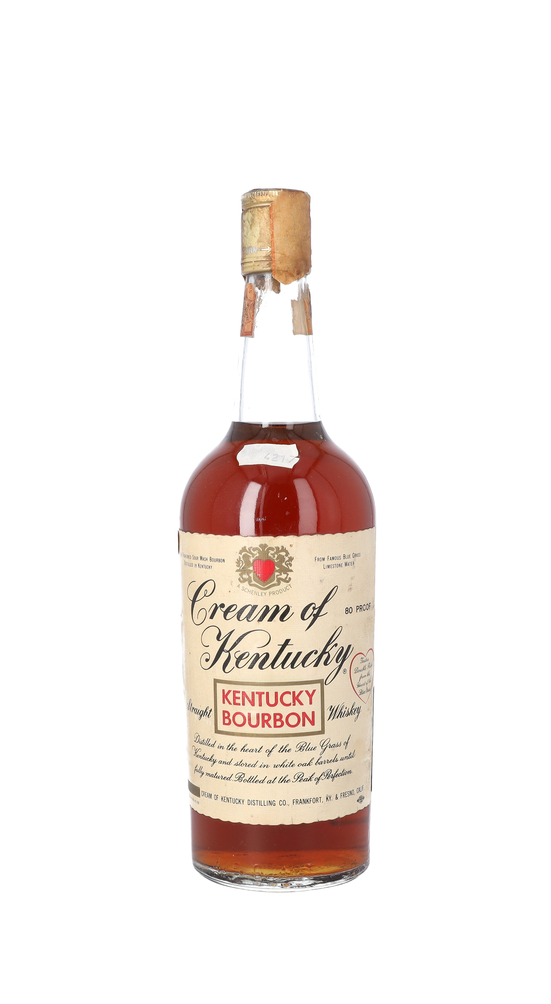 Cream of Kentucky Straight Bourbon 80 Proof NV (1 BT75) Bourbon & Rye