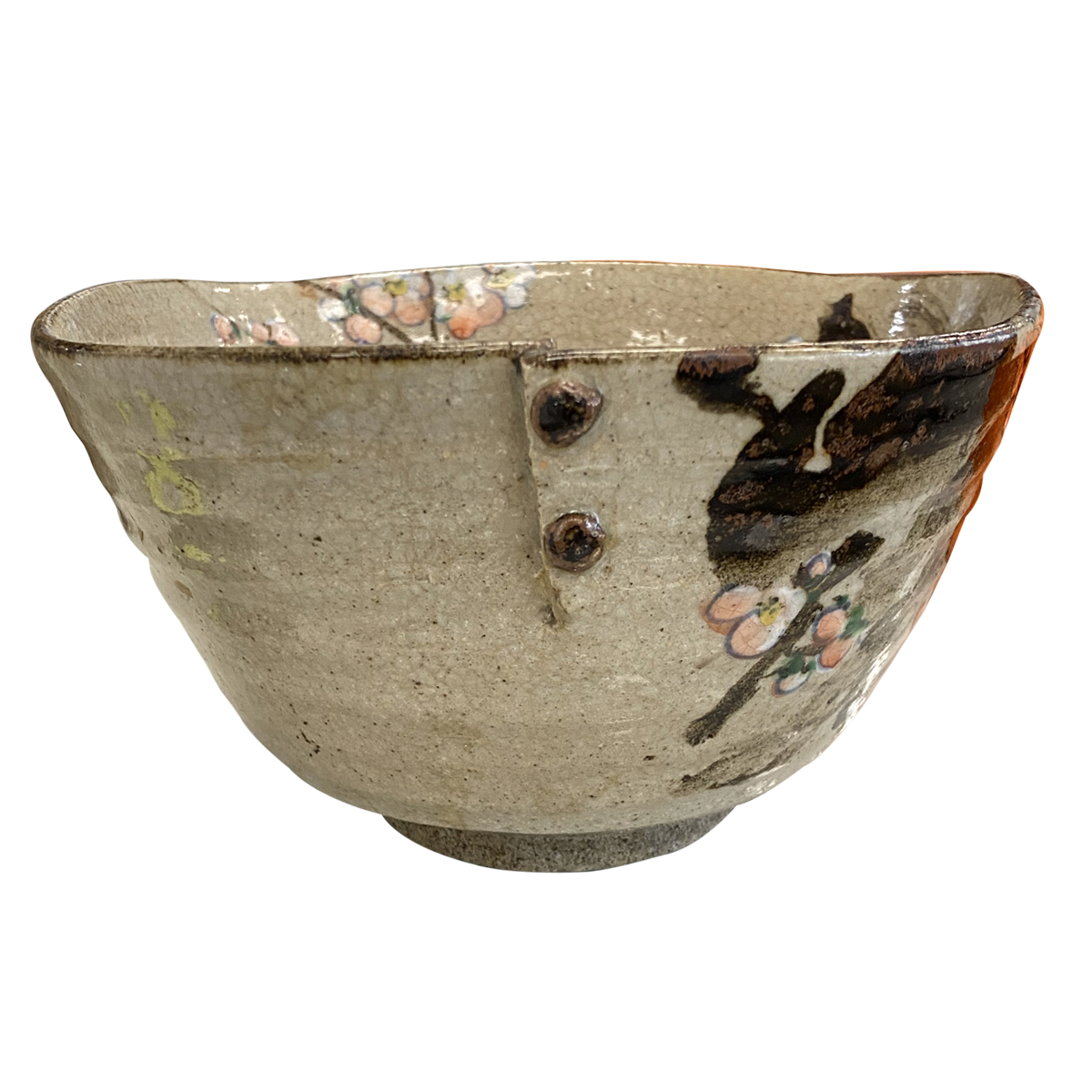 Vintage Japanese Cherry Blossom Bowl Available For Immediate Sale At