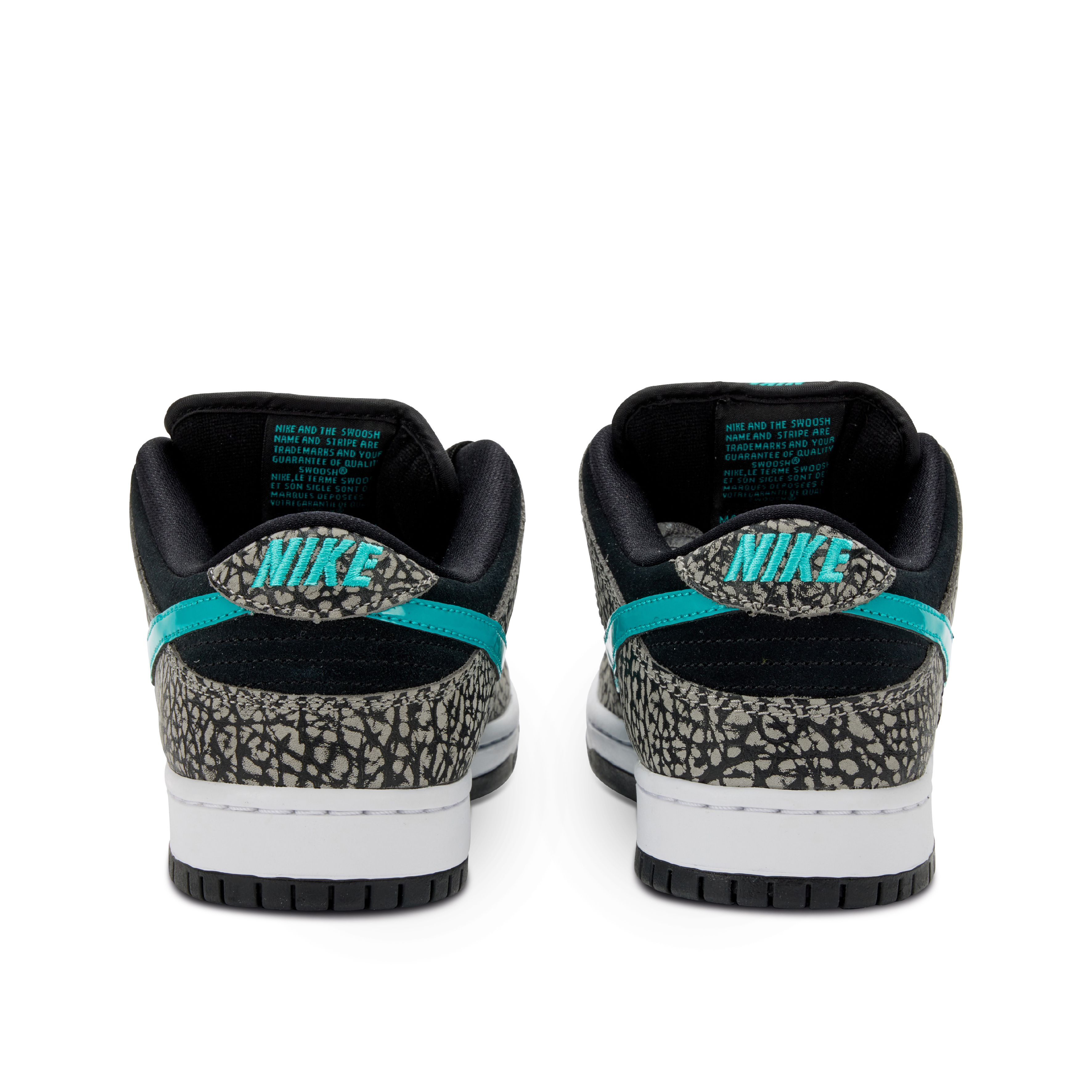nike sb dunk low atmos elephant print