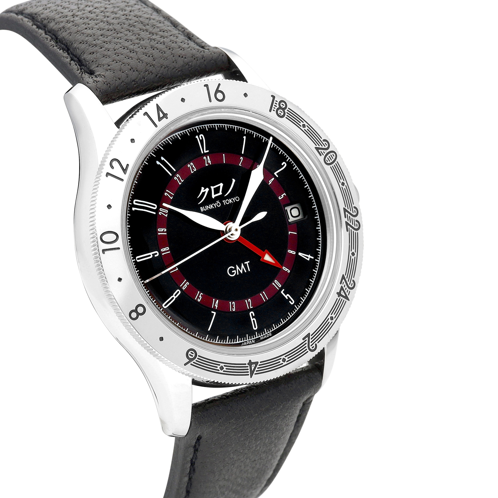 Kurono Kurono (GMT 1). A Brand New Stainless Steel Dual Time Zone