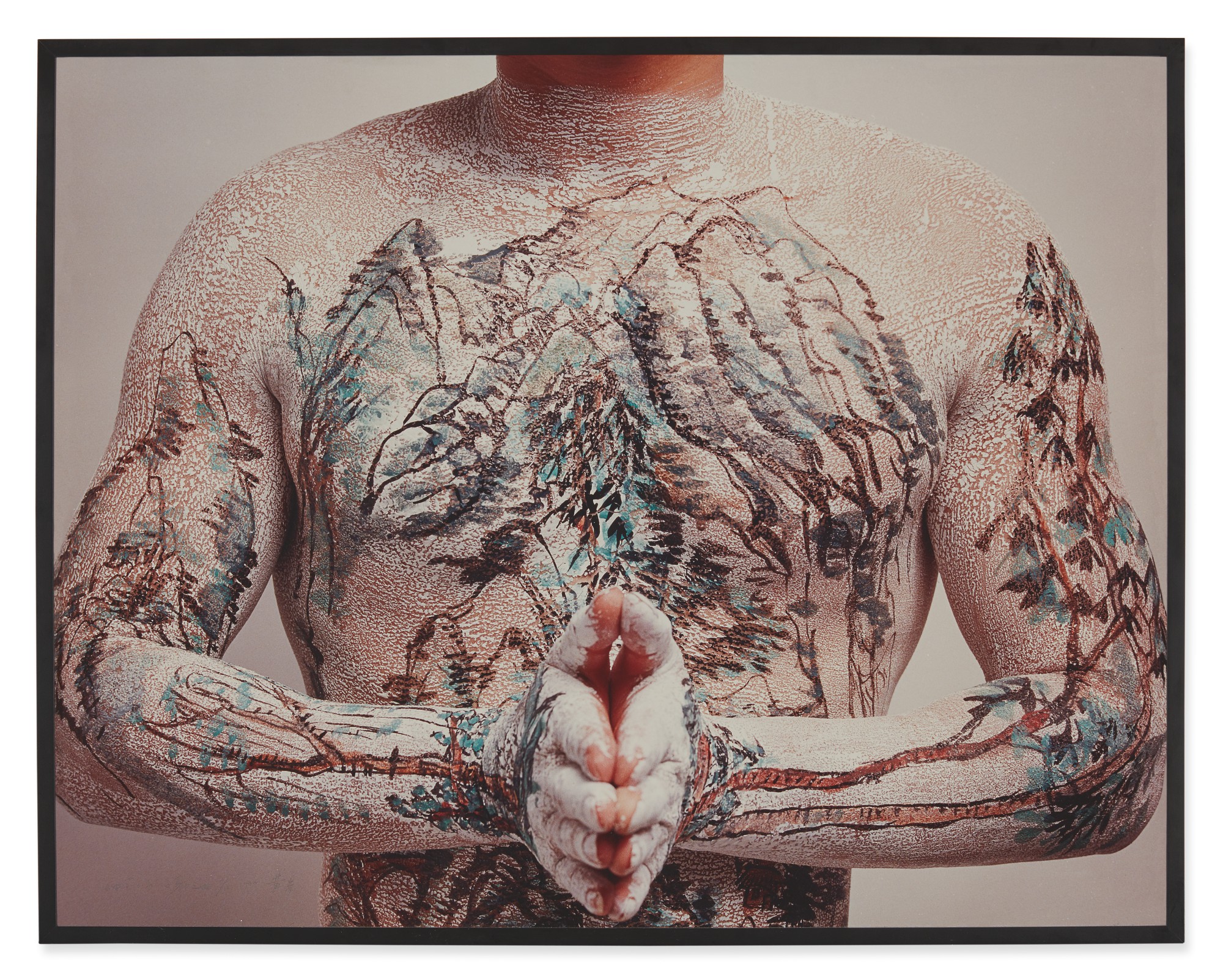 HUANG YAN | CHINESE TATTOO LANDSCAPE NO. 4 | Contemporary Art Online