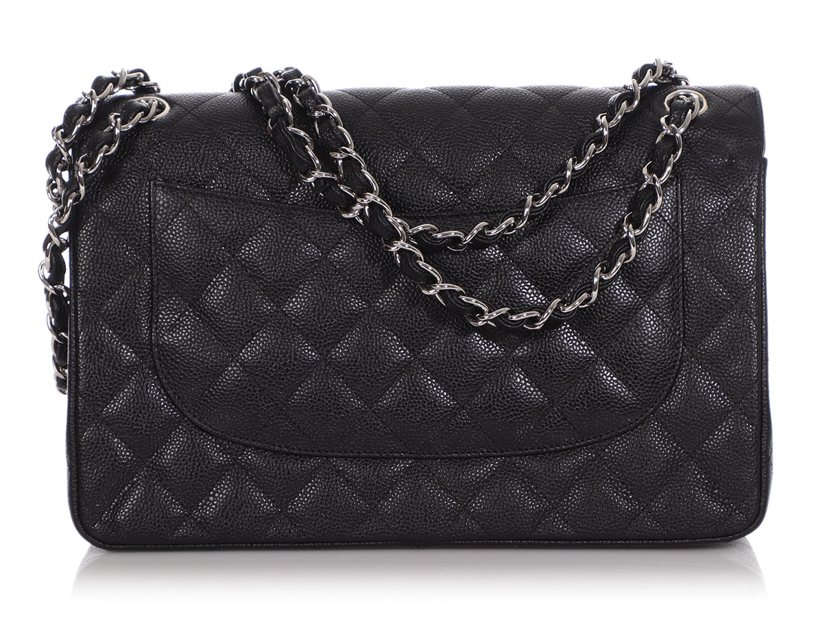 Chanel Jumbo Distressed Caviar Black Bag - Tabita Bags – Tabita