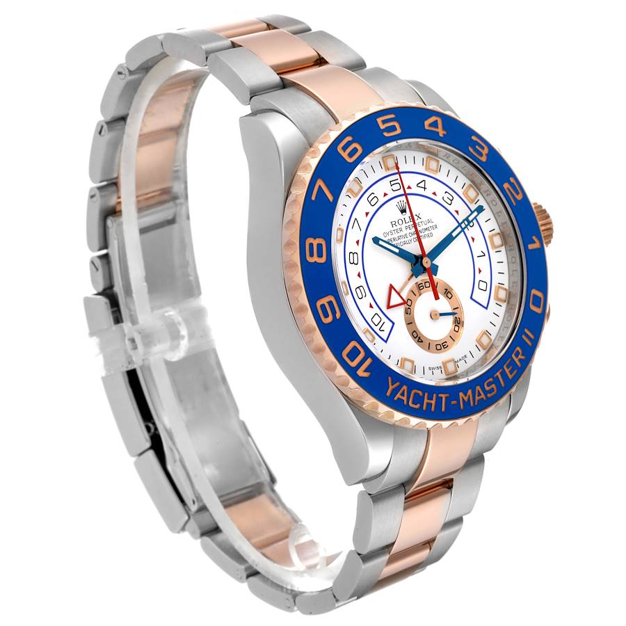 Rolex Yachtmaster II (Reference 116681). A rose gold and stainless steel automatic wristwatch with chronograph. 2012 - Image 4