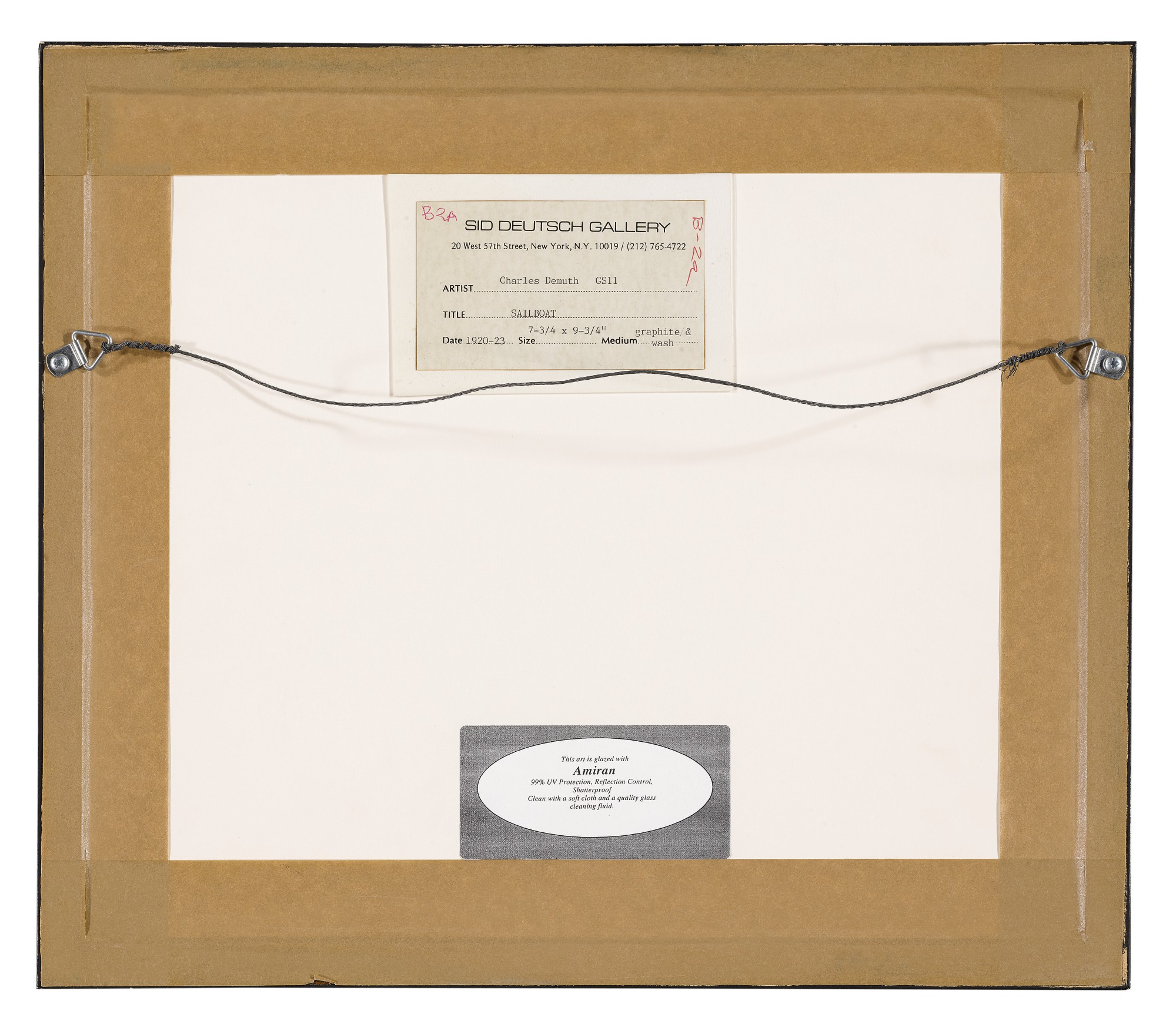 CHARLES DEMUTH THREEMASTED SCHOONER American Art Online American