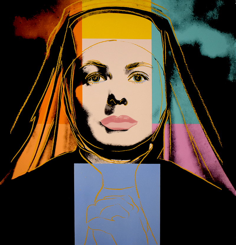 Andy Warhol Vintage The Nun, From: Ingrid Bergman, 1983 Available