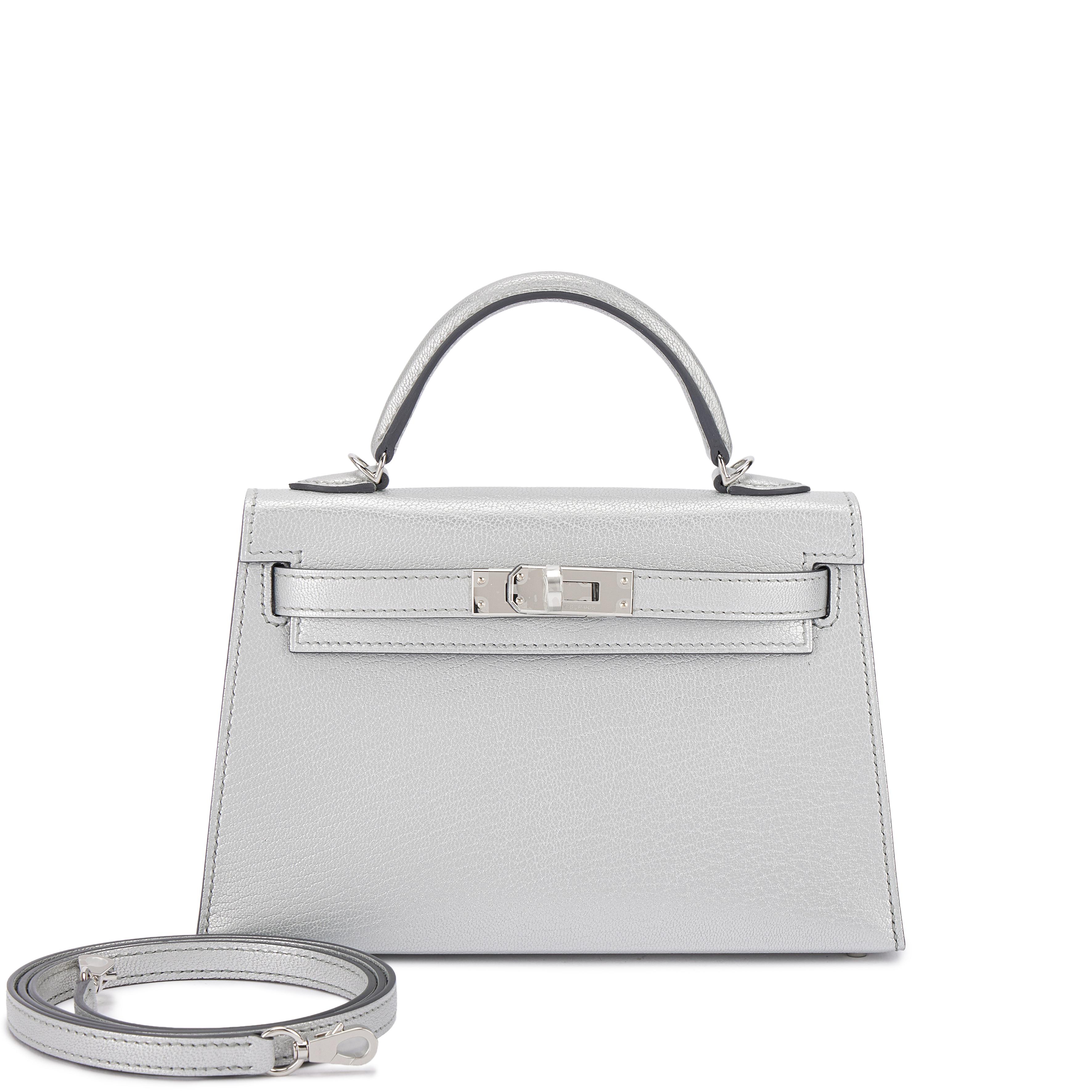 VALKEE 2 シルバー Hermès Limited Edition Gris Argenté Chèvre Chamkilight Metallic