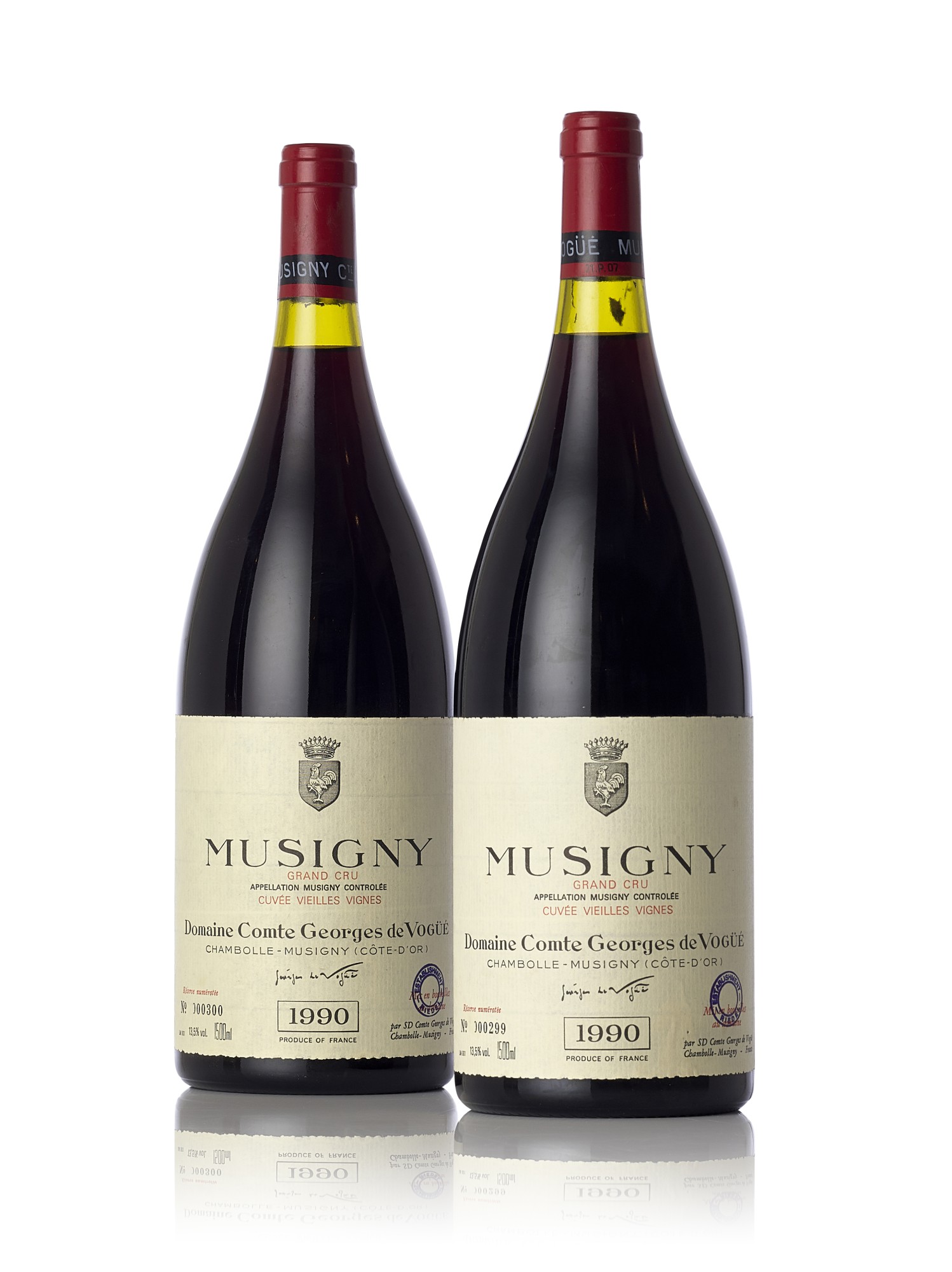 Musigny, Cuvée Vieilles Vignes 1990 Comte de Vogüé (3 MAG