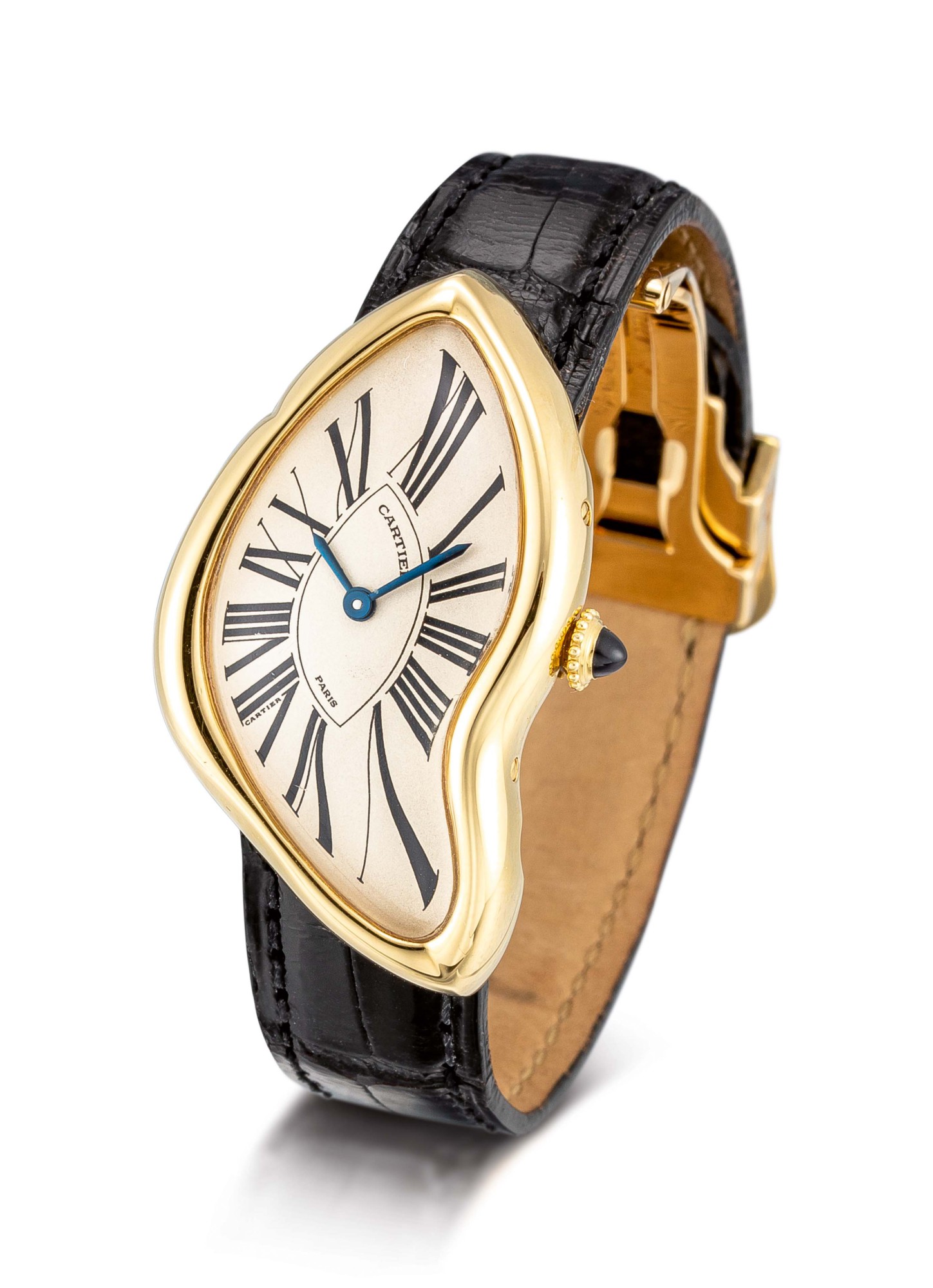 Cartier Crash, A yellow gold wristwatch, Circa 1991 卡地亞 Crash