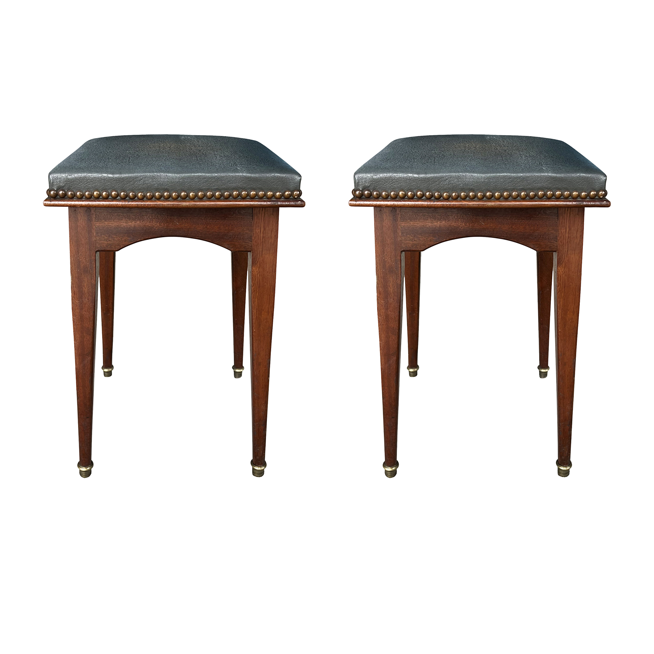 Vintage French Art Deco Mahogany Stools Available For Immediate Sale At ...