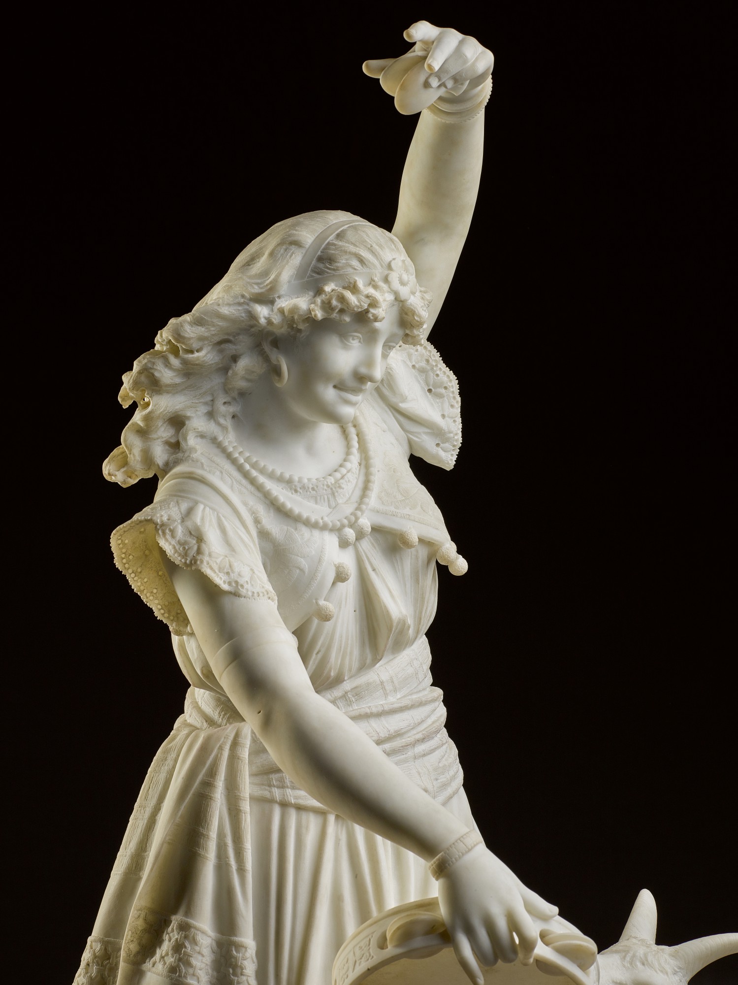 Esmeralda Dancing with a Tambourine 19th and 20th Century Sculpture