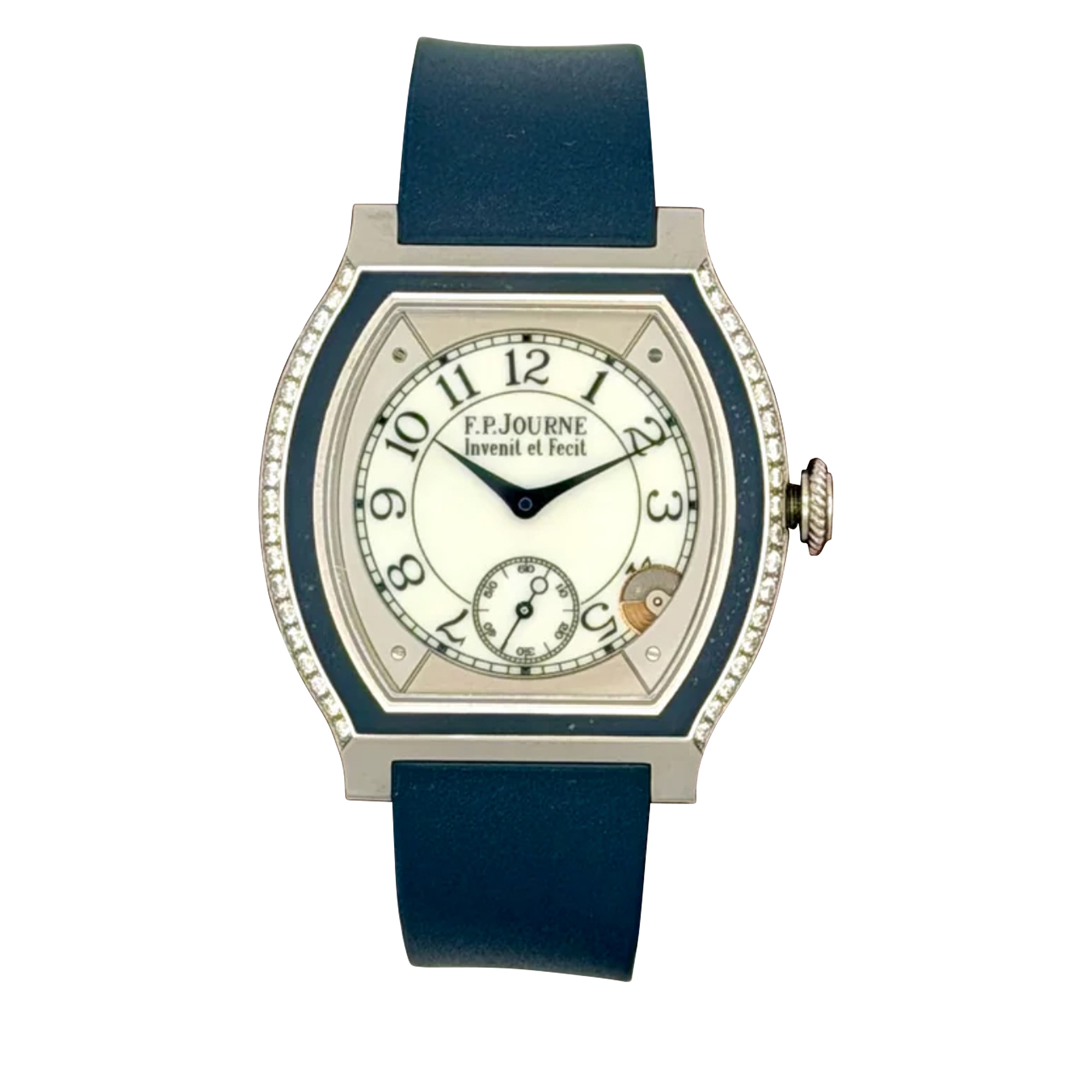 F.P. Journe ÉLégante (Reference ELT). A 40mm Titanium Diamond-set