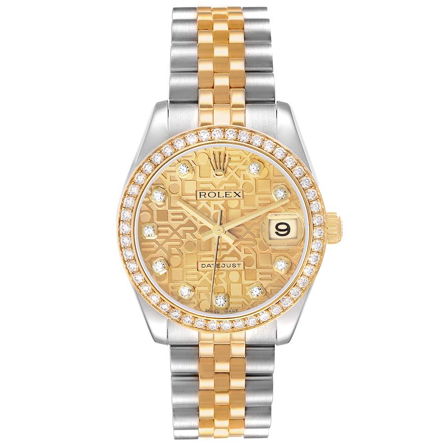 Rolex Datejust (Reference 178383). A 31mm Yellow Gold Stainless