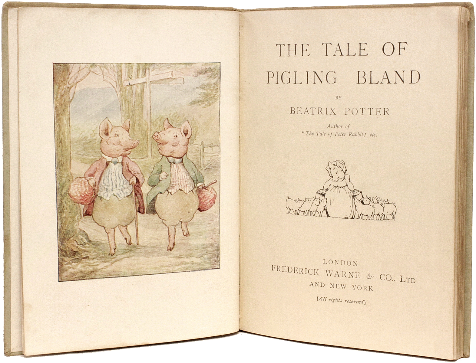 【記念版】TALE OF PIGLING BLAND BEATRIXPOTTER Tale of Pigling Bland – Books of Wonder