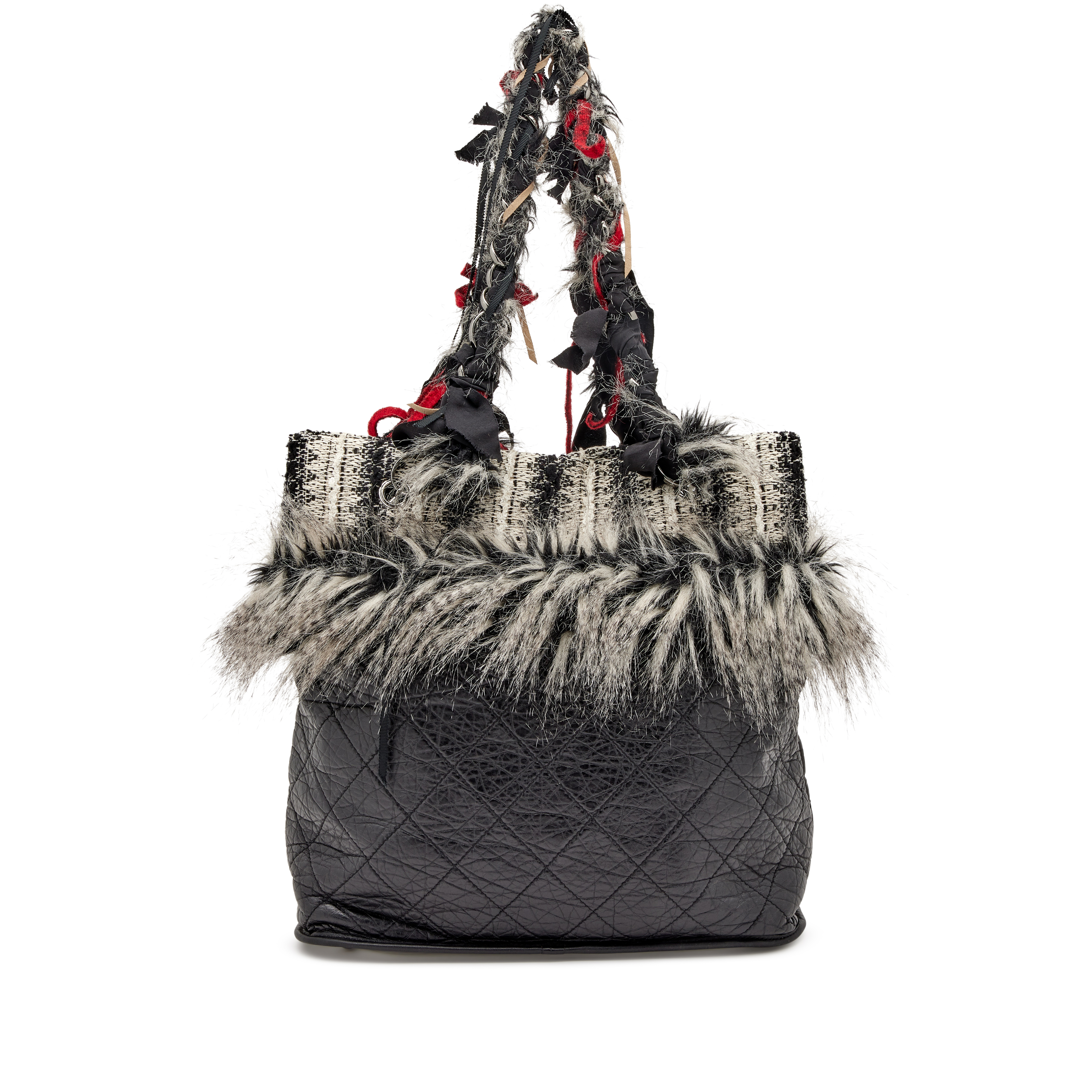 Chanel Inuit Tweed Fantasy Fur Tote Chanel | The Luxury Closet