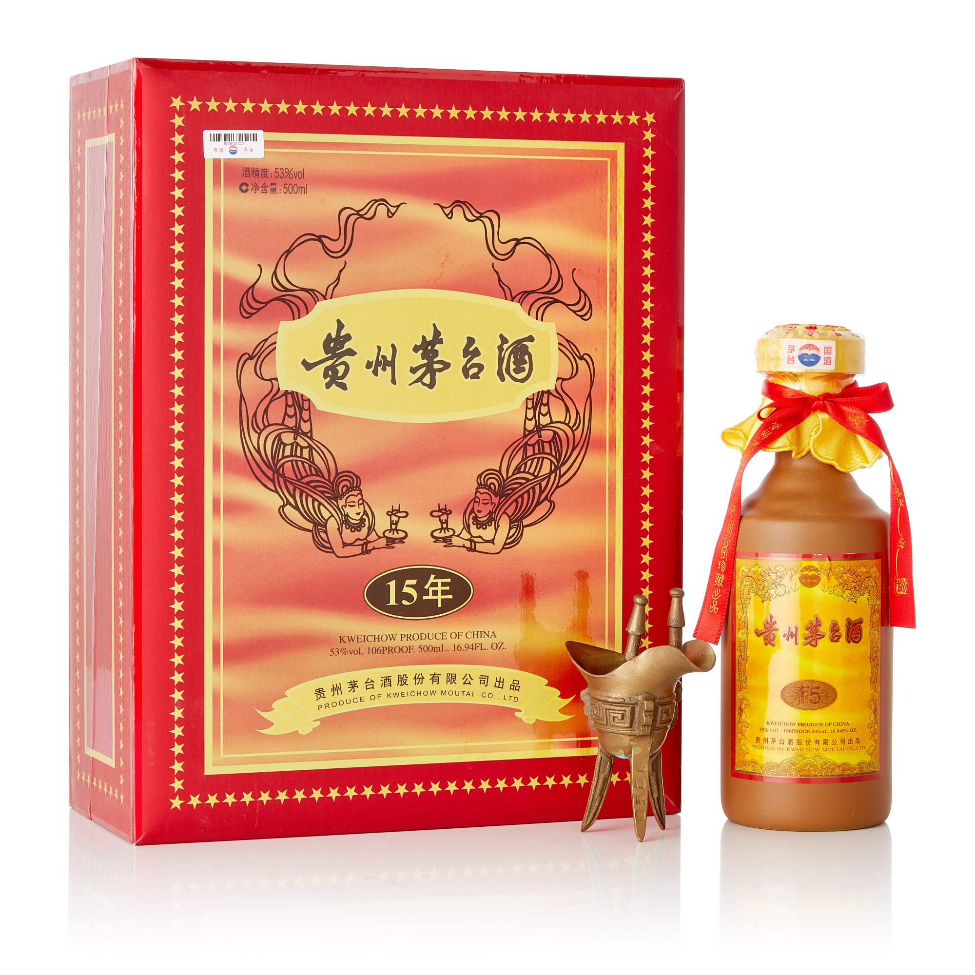 貴州茅台鎮1985年KWEICHOW MOUTAI 五星麦ラベル500ml53% その他 