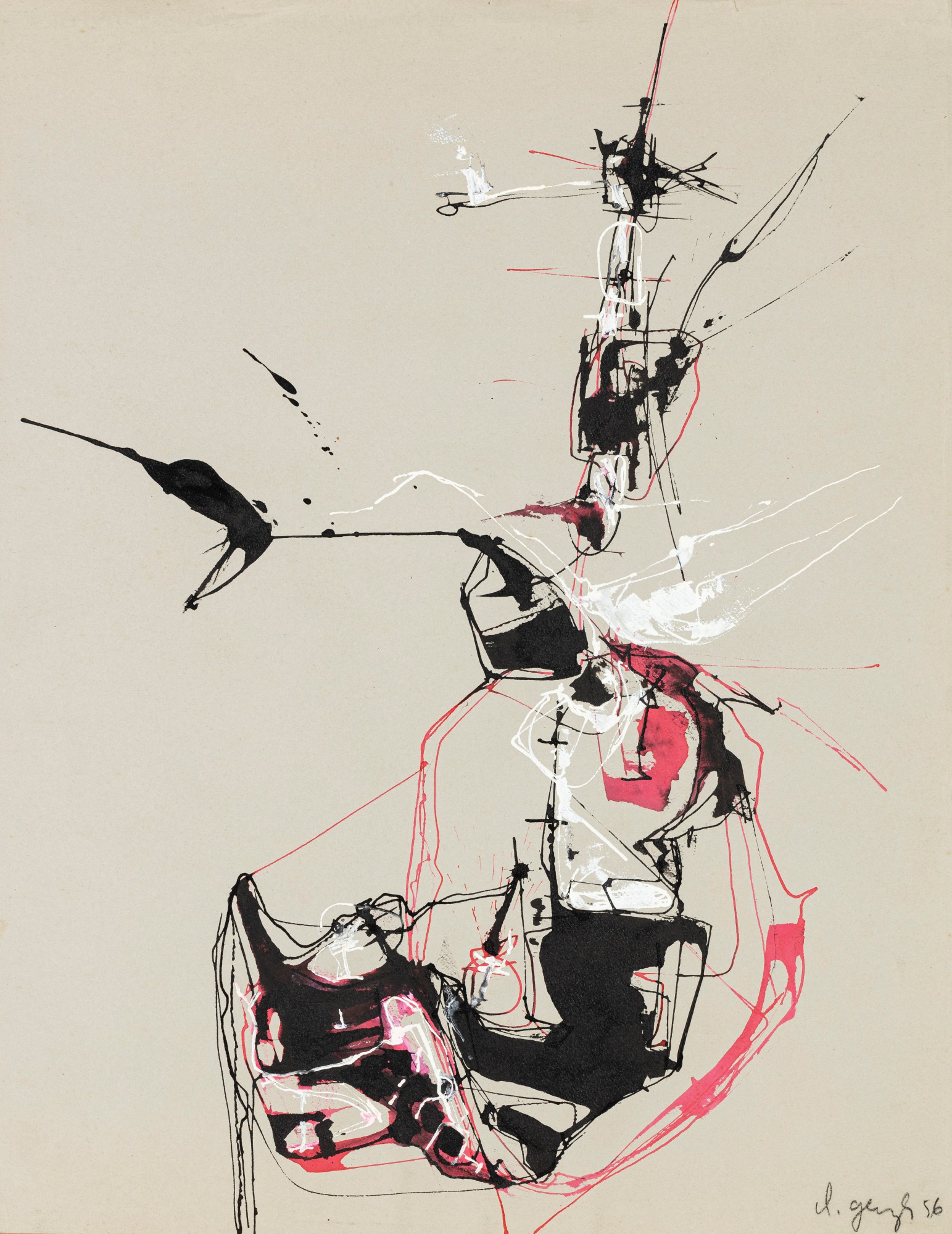 Untitled [3 works] Daniel Cordier, Collection privée 2021 Sotheby's