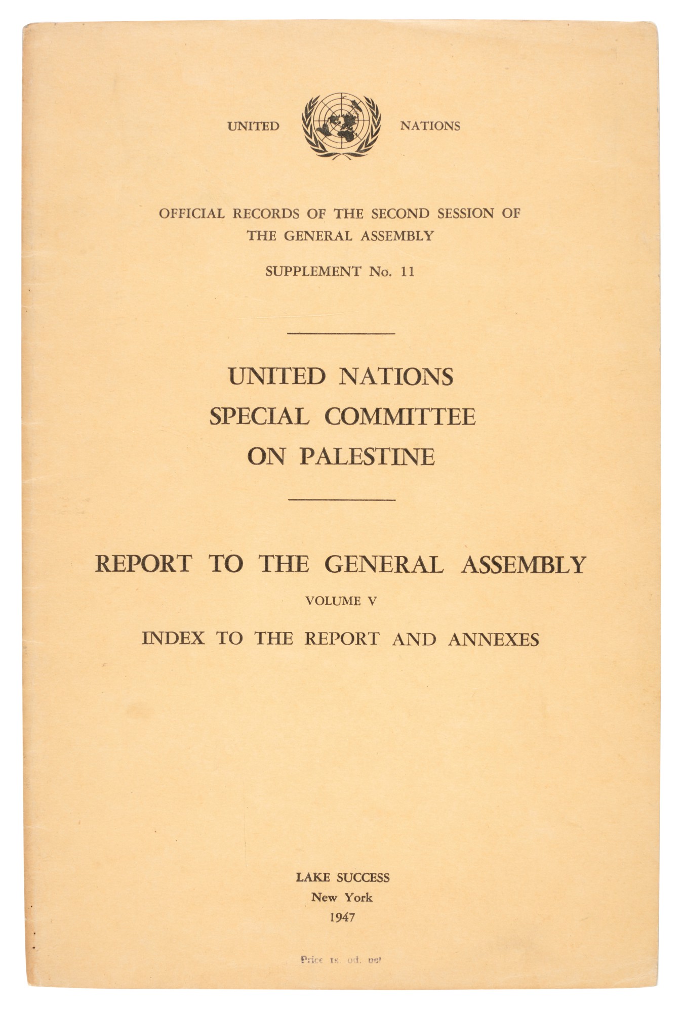 Unscop Palestine—United Nations | United Nations Special Committee on ...