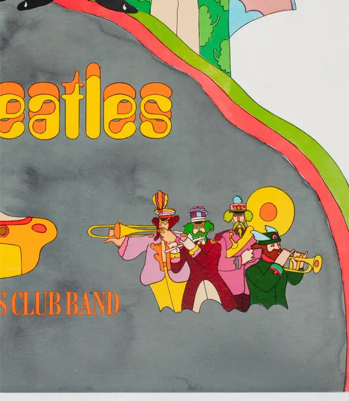 Heinz Edelmann , The Beatles Vintage British Yellow