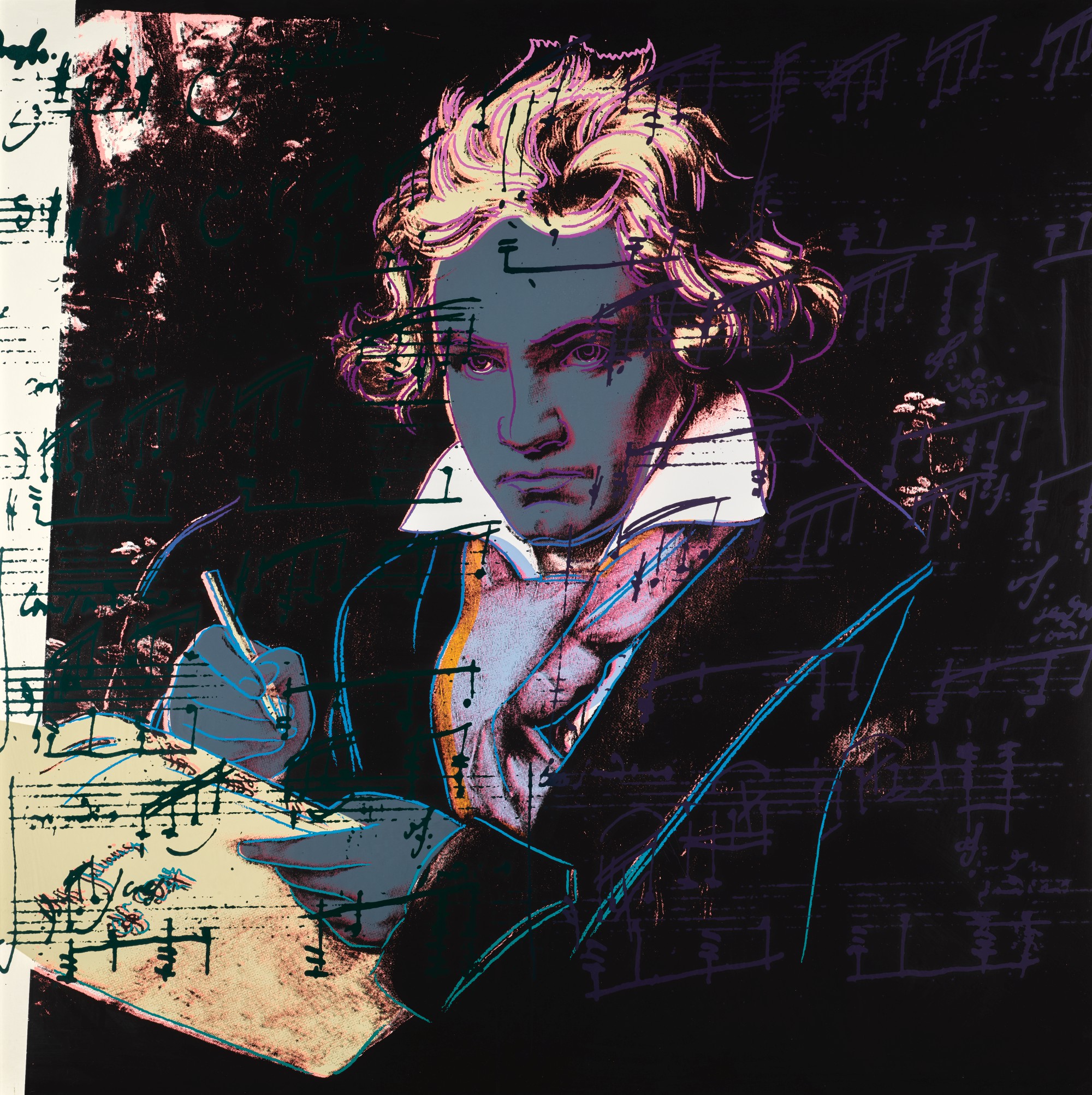 ANDY WARHOL BEETHOVEN (F. & S. II.390393) Prints & Multiples