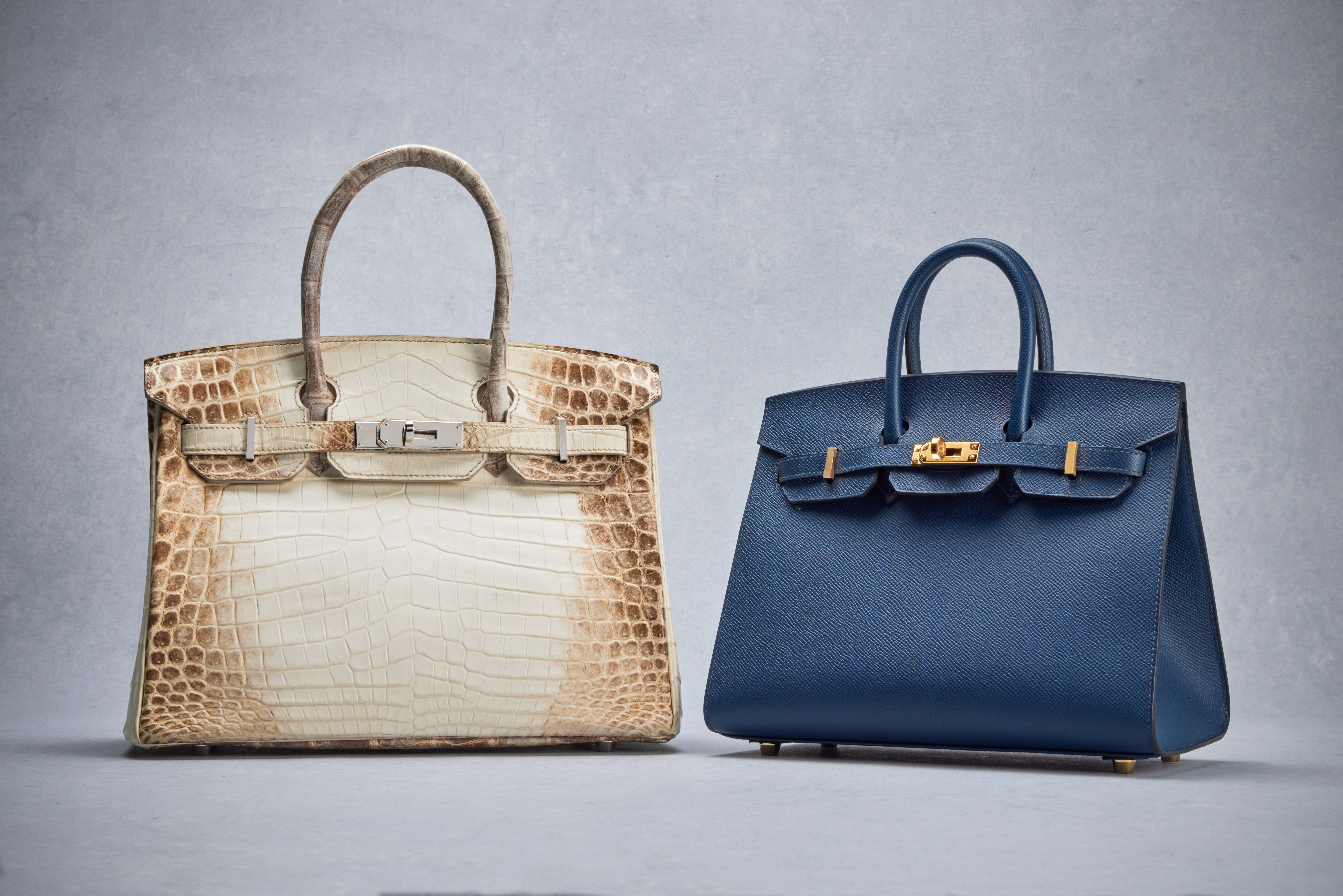 Hermès Bleu De Prusse Epsom Sellier Birkin 25 Gold Hardware