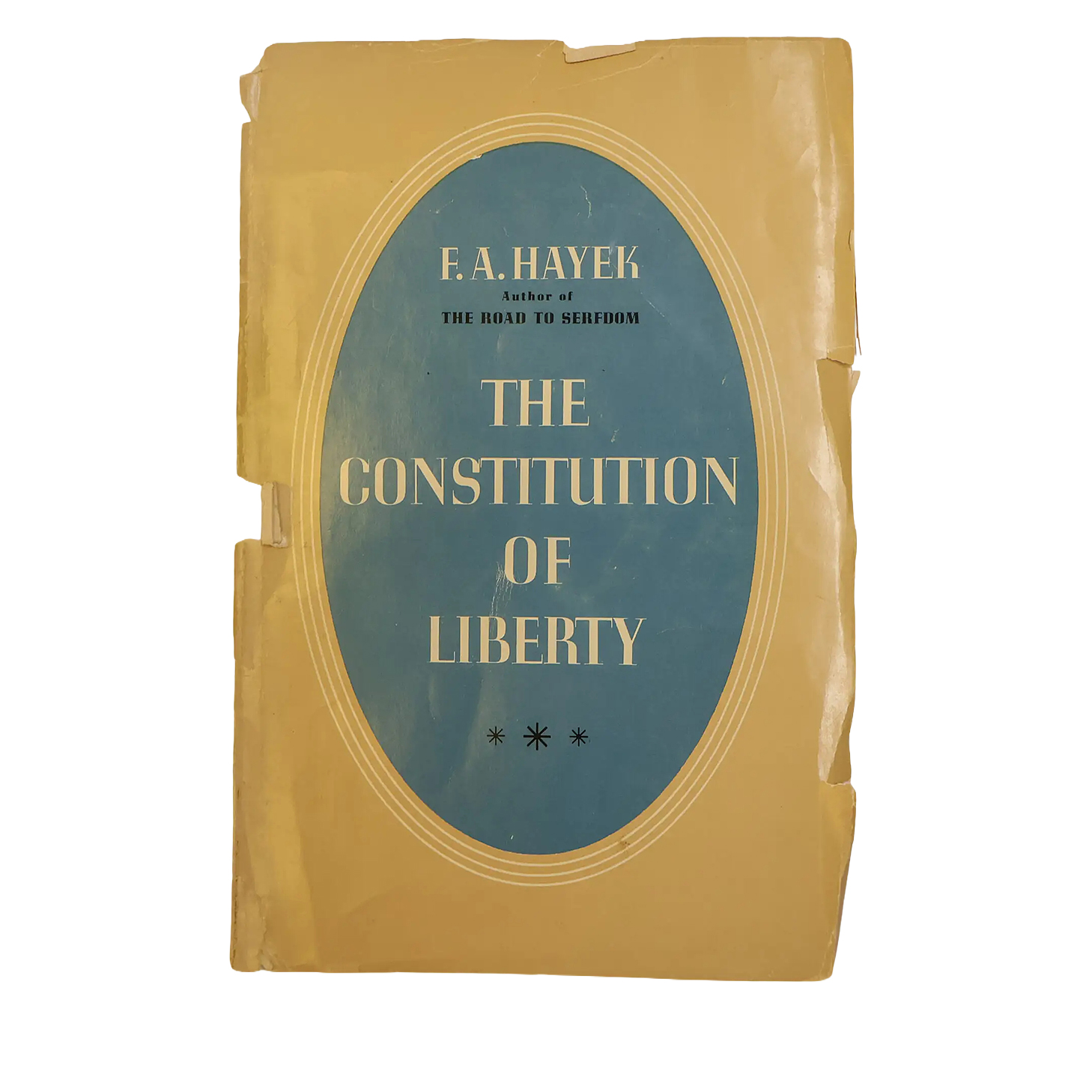Friedrich August Von Hayek Vintage The Constitution Of Liberty