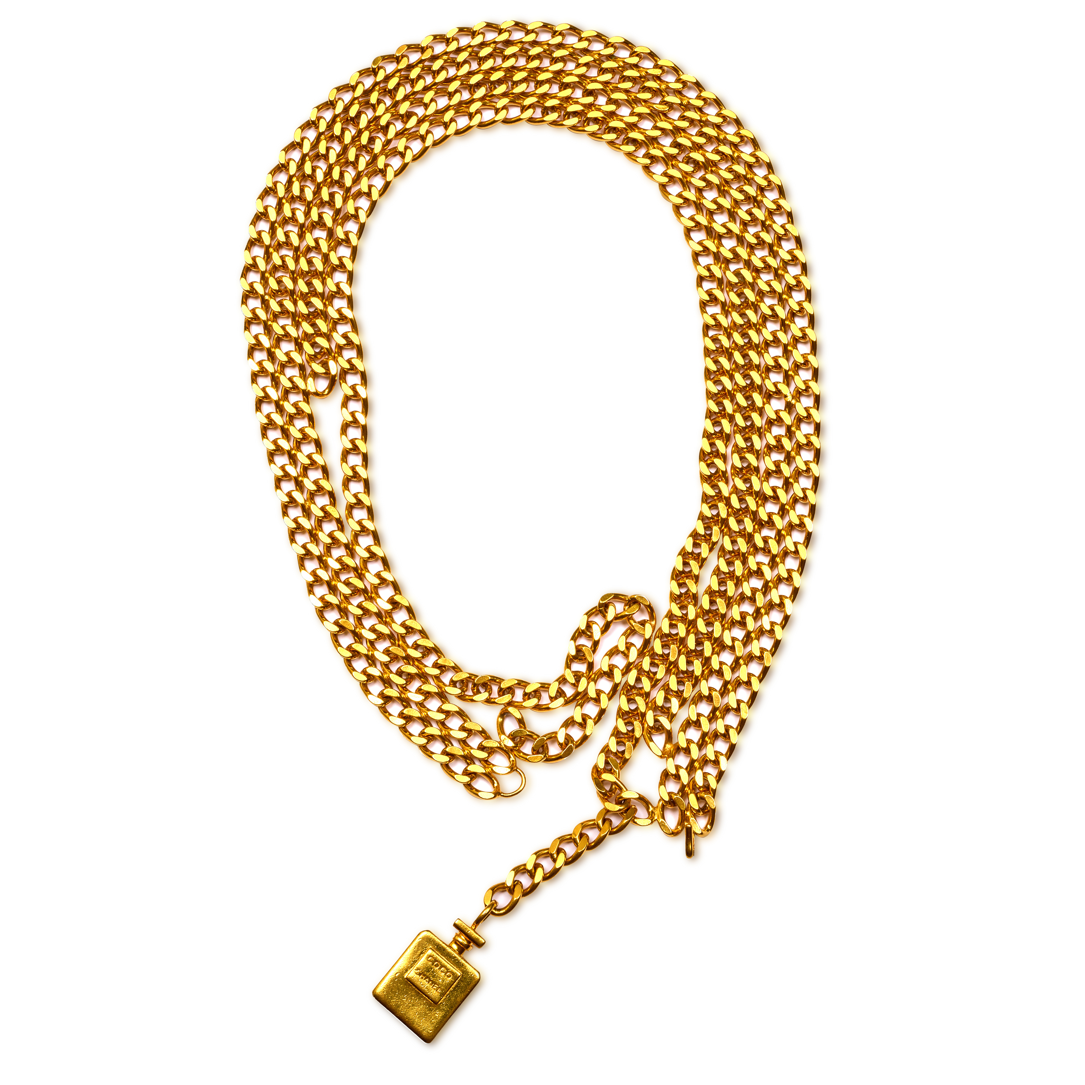 goldplatedchainperfumebottlech  display picture 1