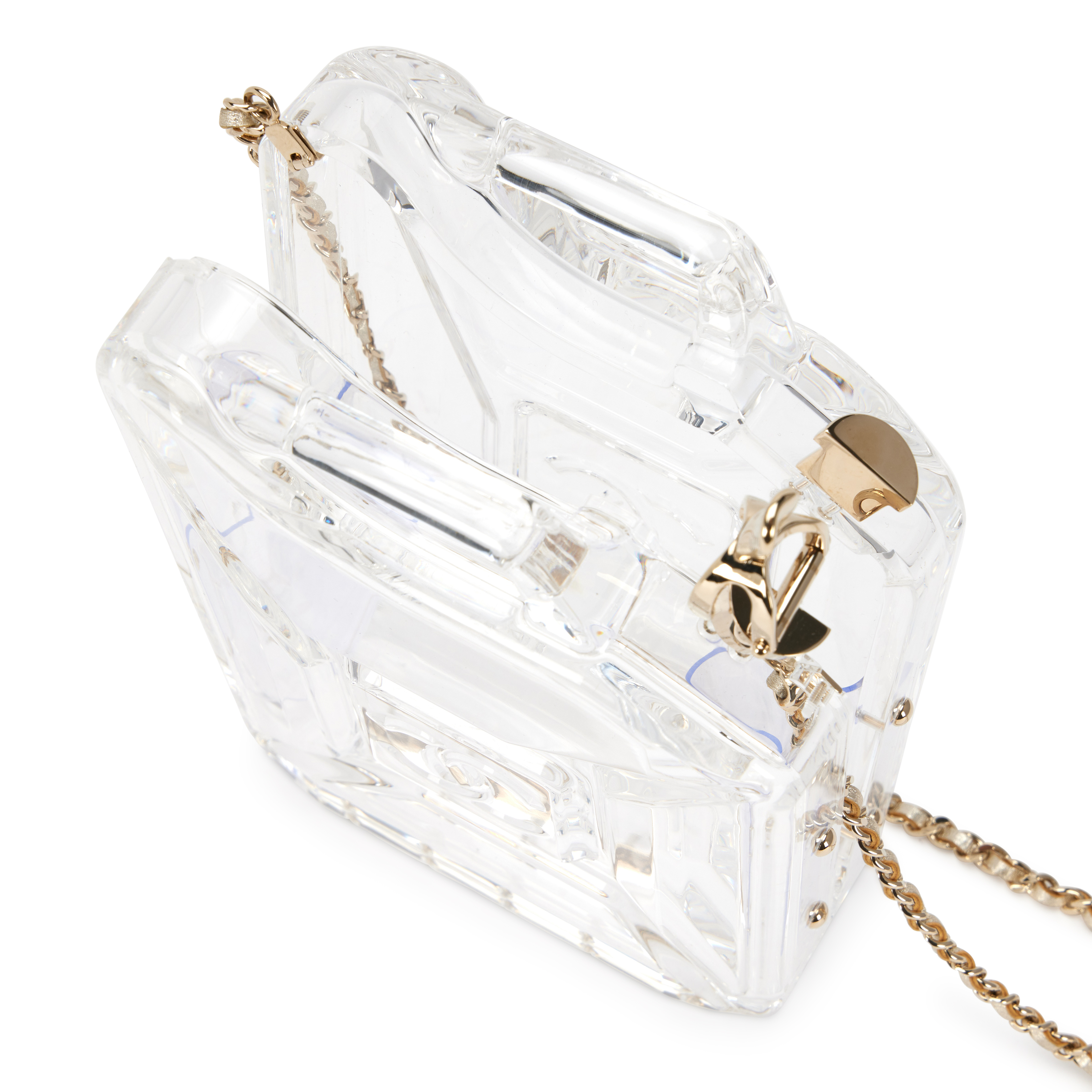 Chanel Clear Plexiglass Dubai By Night Gas Tank Jerry Can