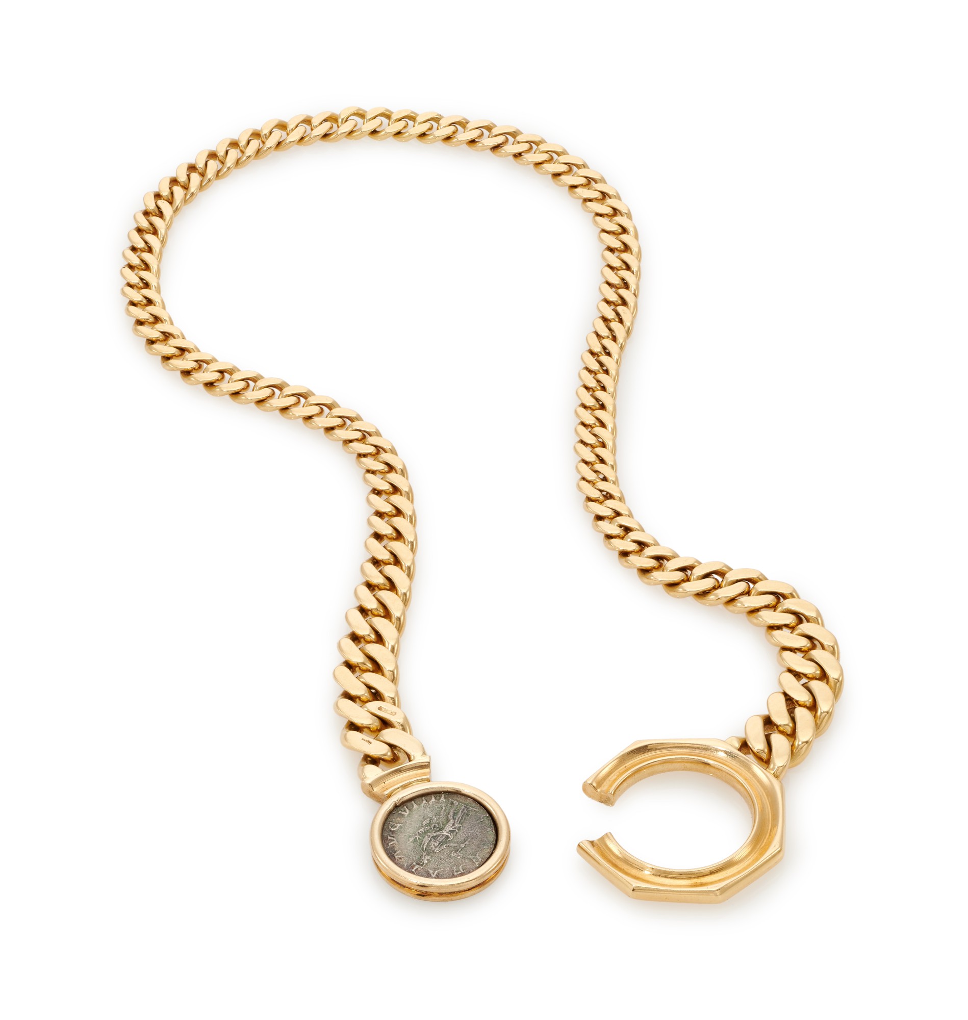 Collana Donna Con Ciondolo Moneta E Nappa YAZILIND - Gioiello Elegante E Bohemien, Regalo Idea Compleanno